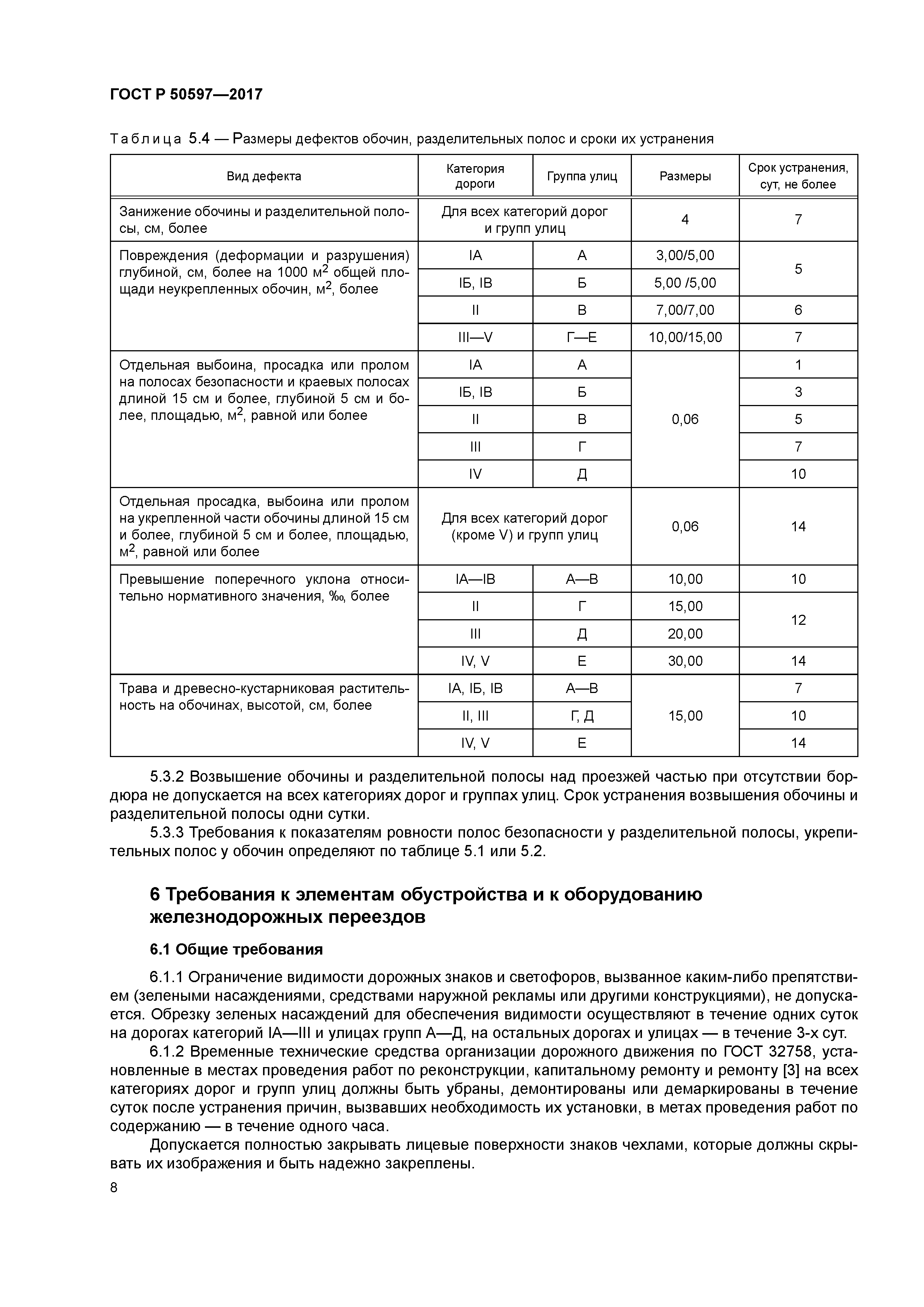 ГОСТ Р 50597-2017