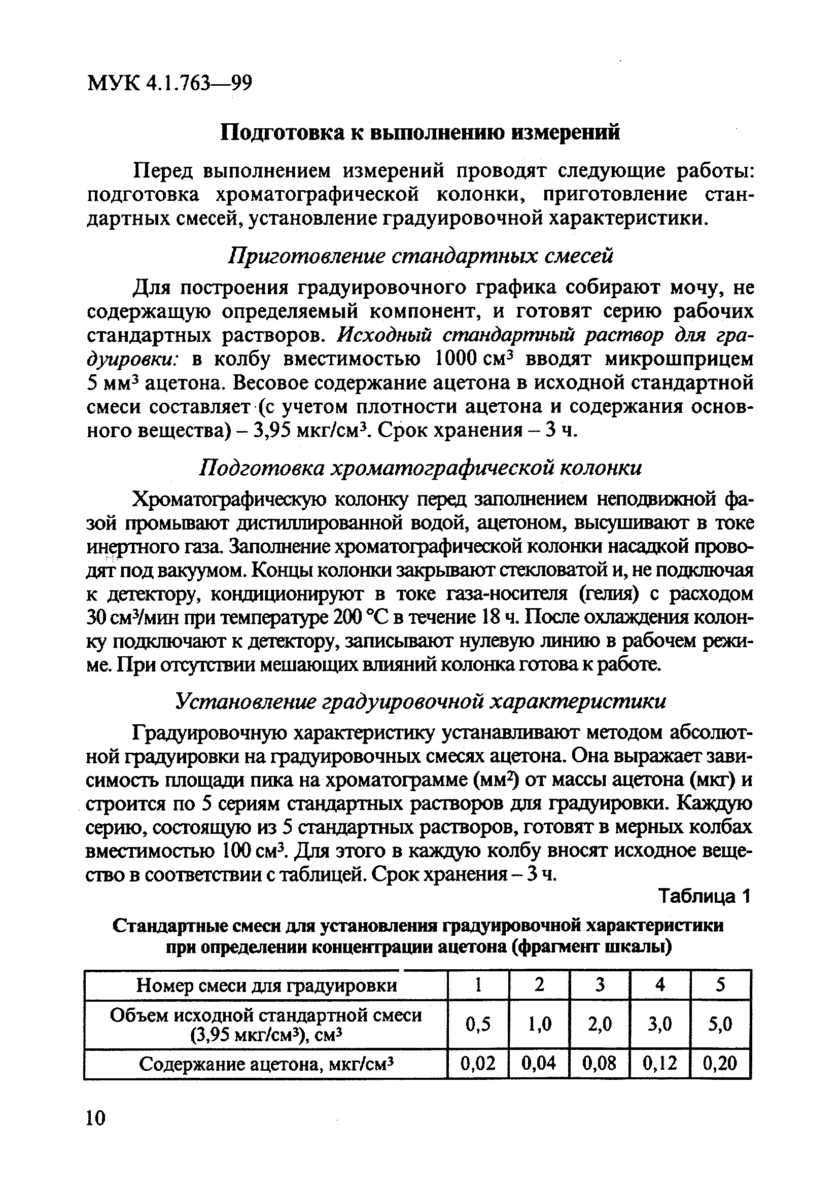 МУК 4.1.763-99