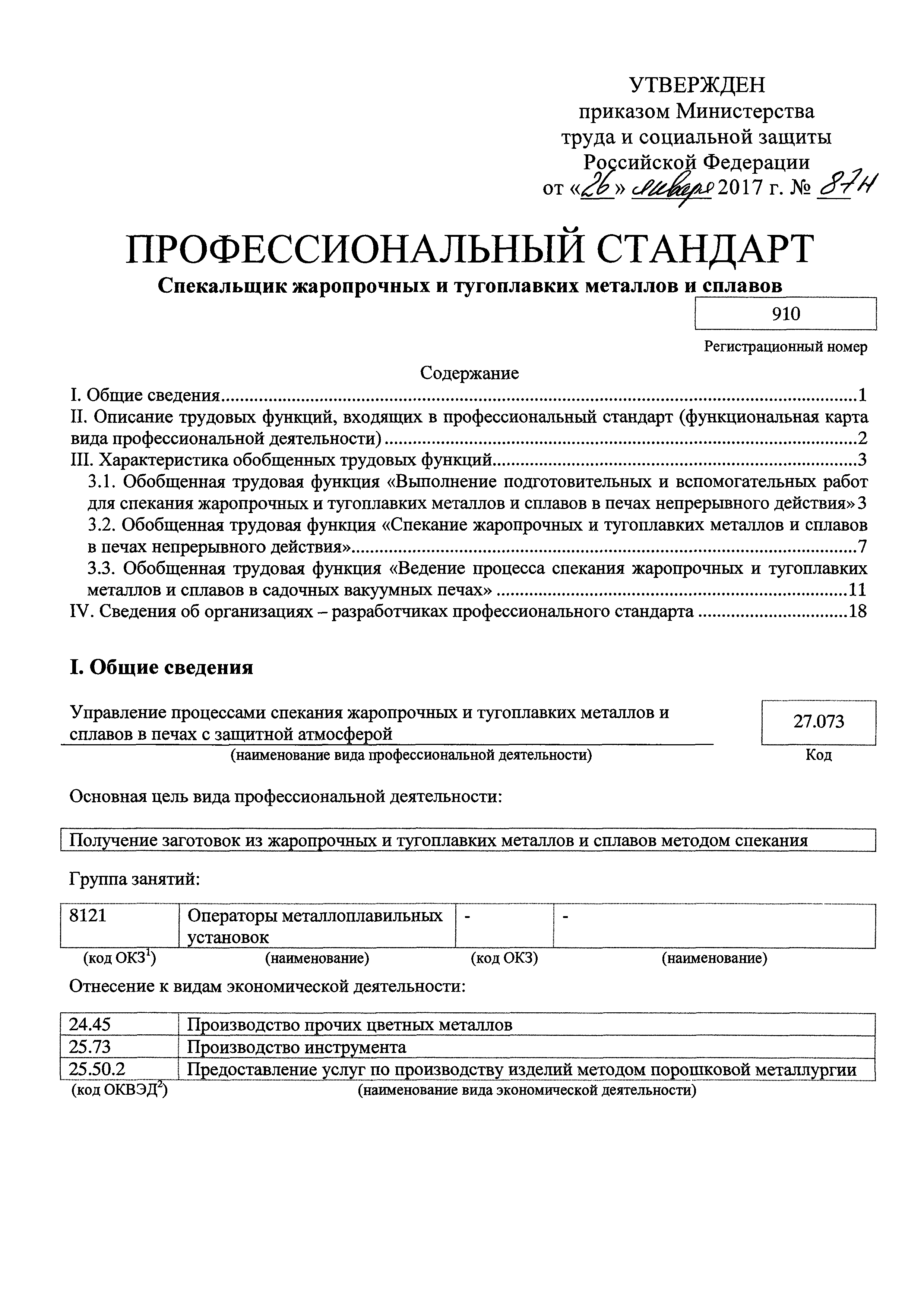 Приказ 87н