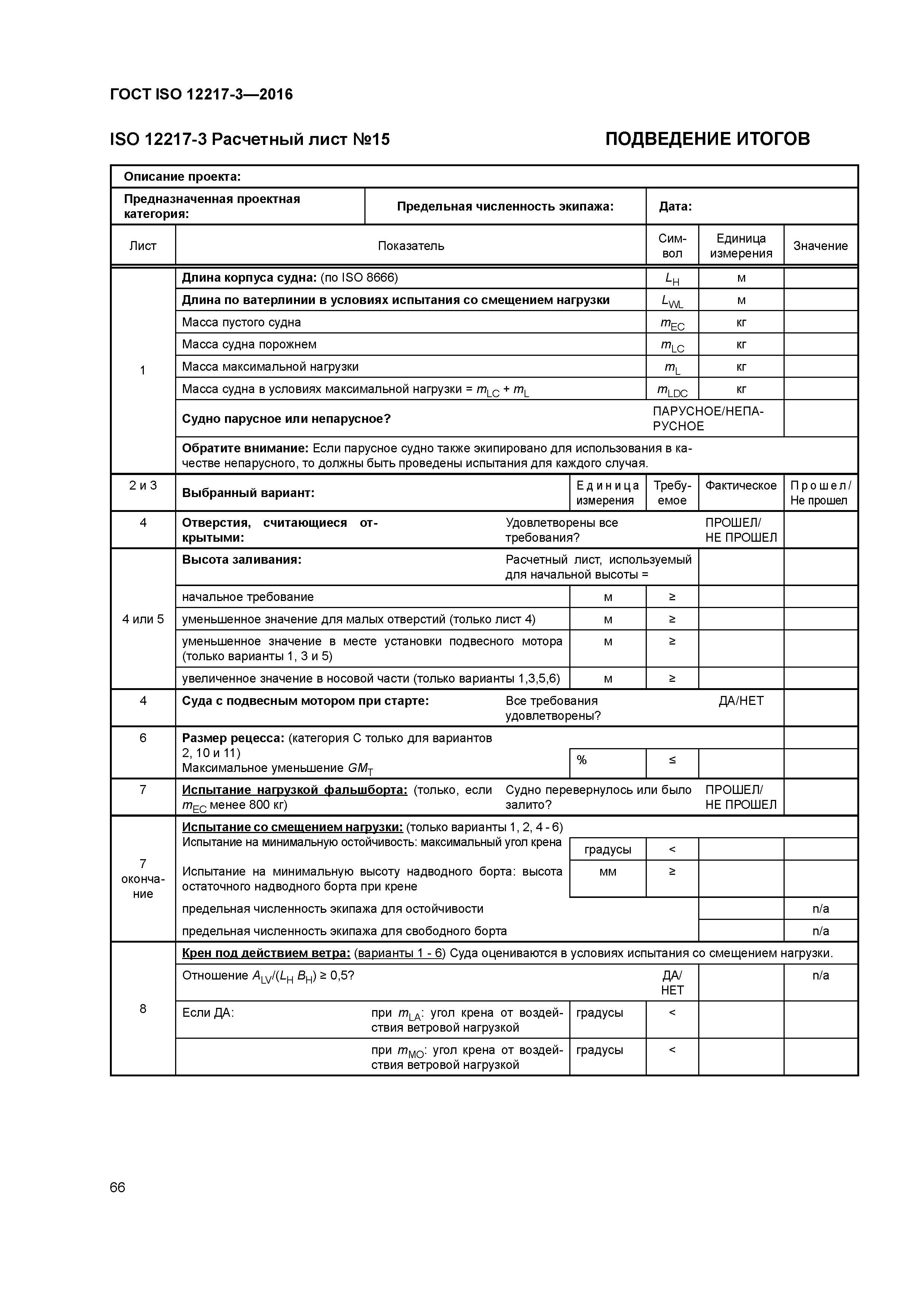 ГОСТ ISO 12217-3-2016