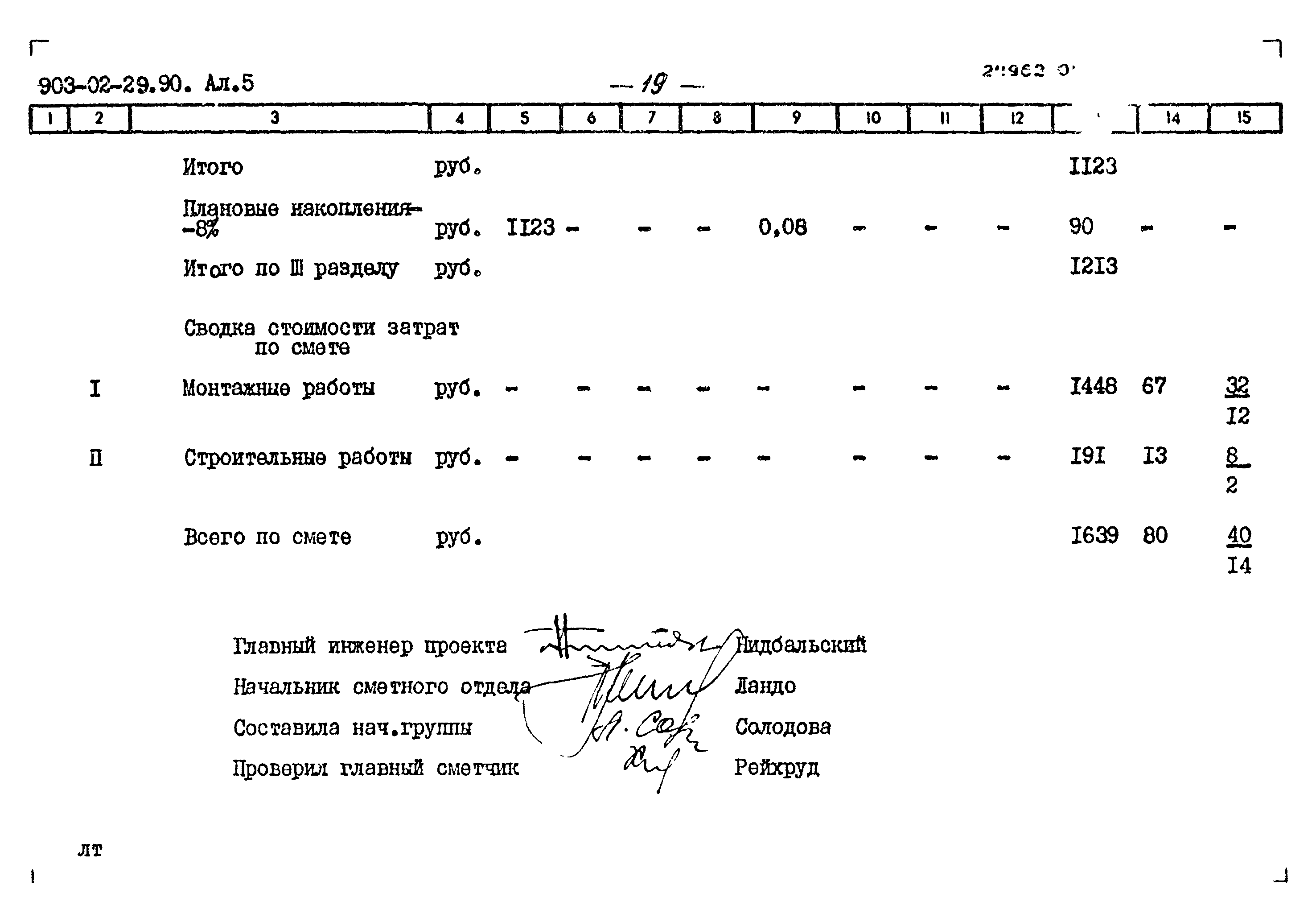 Типовые материалы для проектирования 903-02-29.90