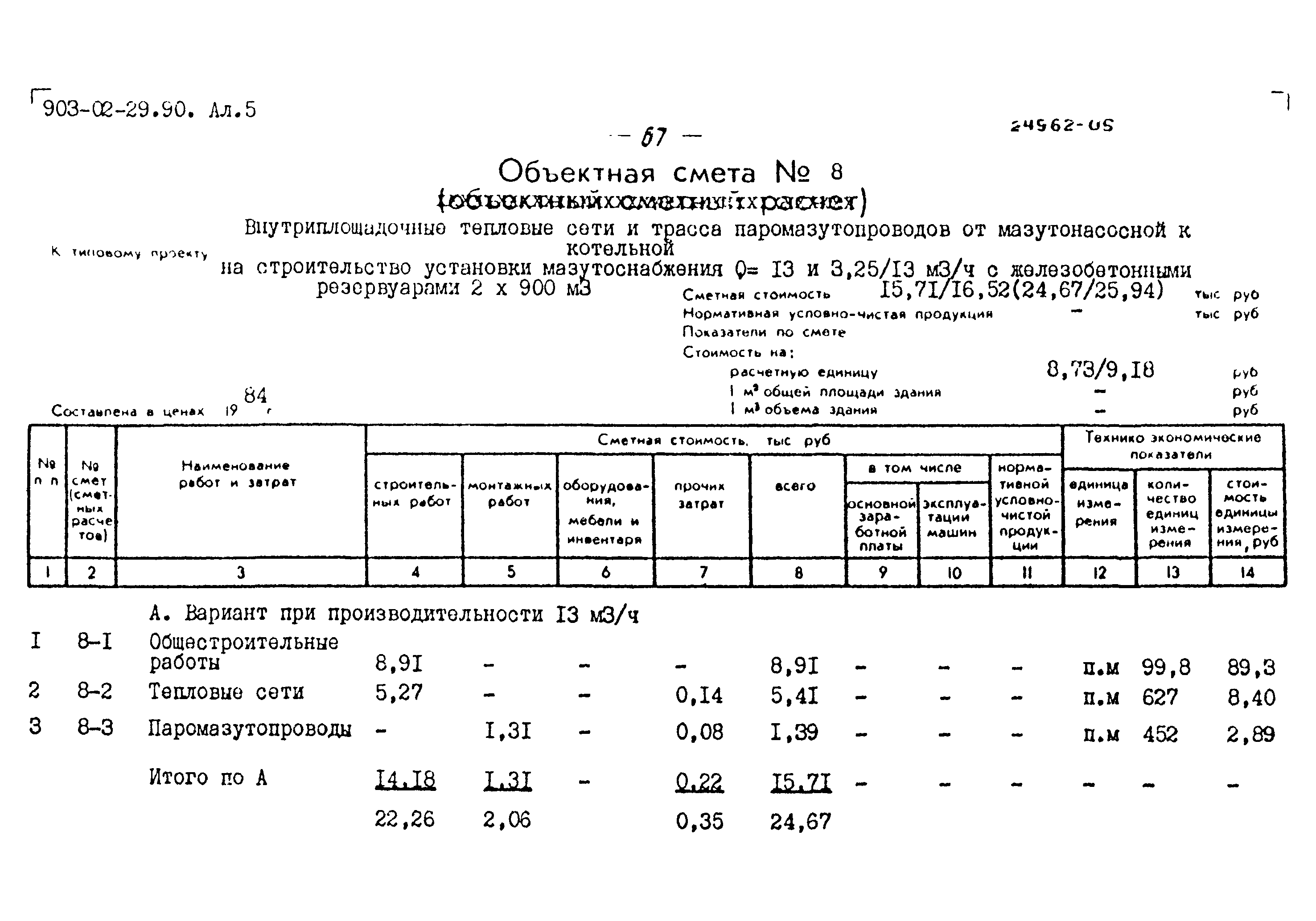 Типовые материалы для проектирования 903-02-29.90