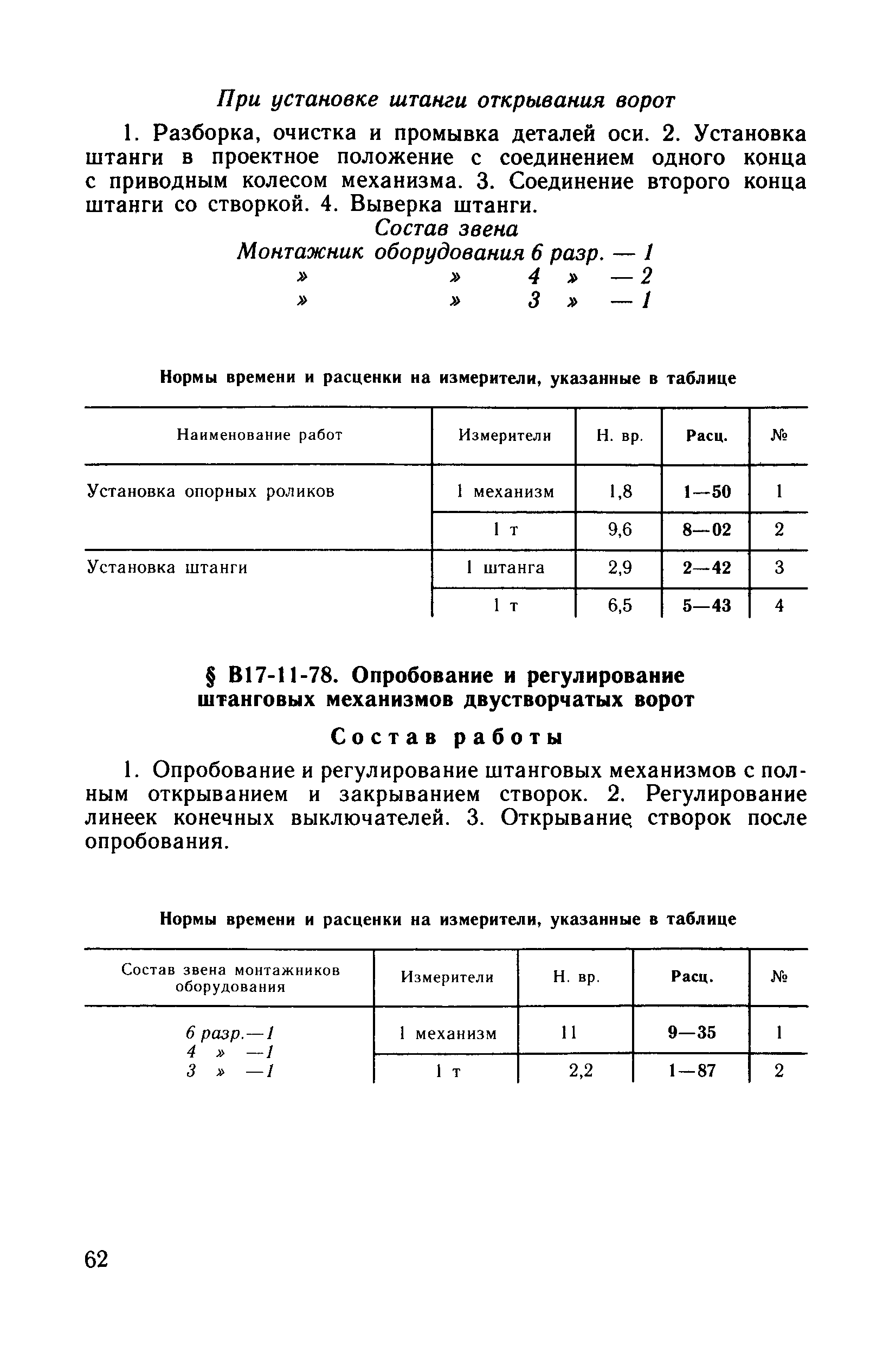 ВНиР В17-11