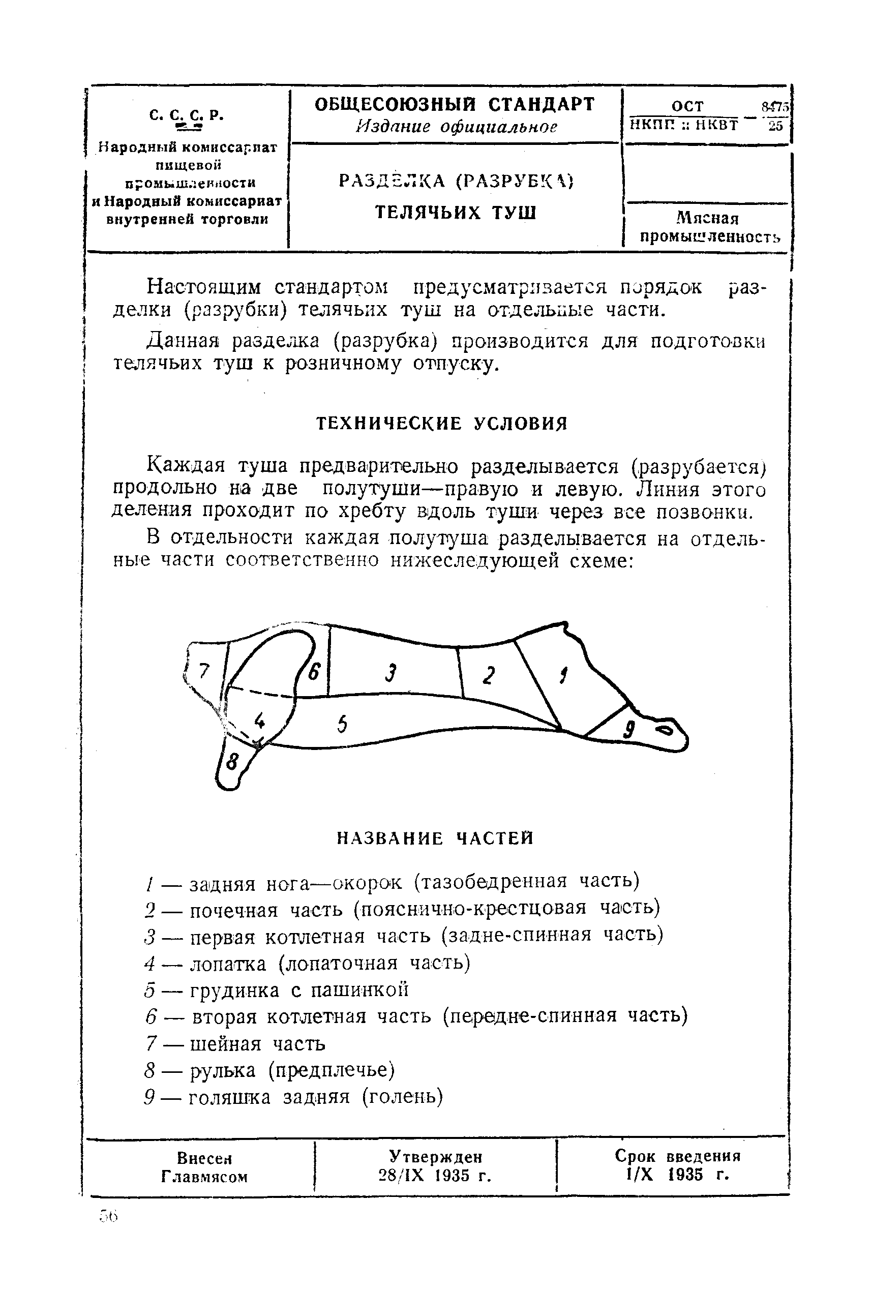 ОСТ НКПП и НКВТ 8475/25