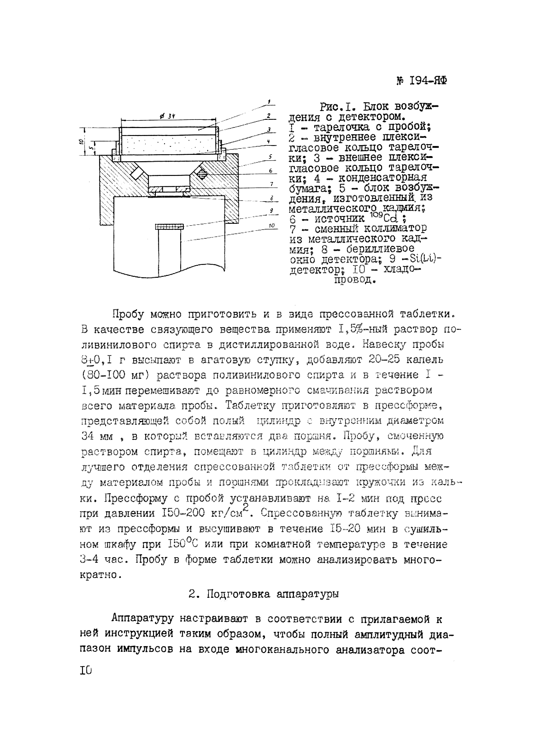 Инструкция НСАМ 194-ЯФ