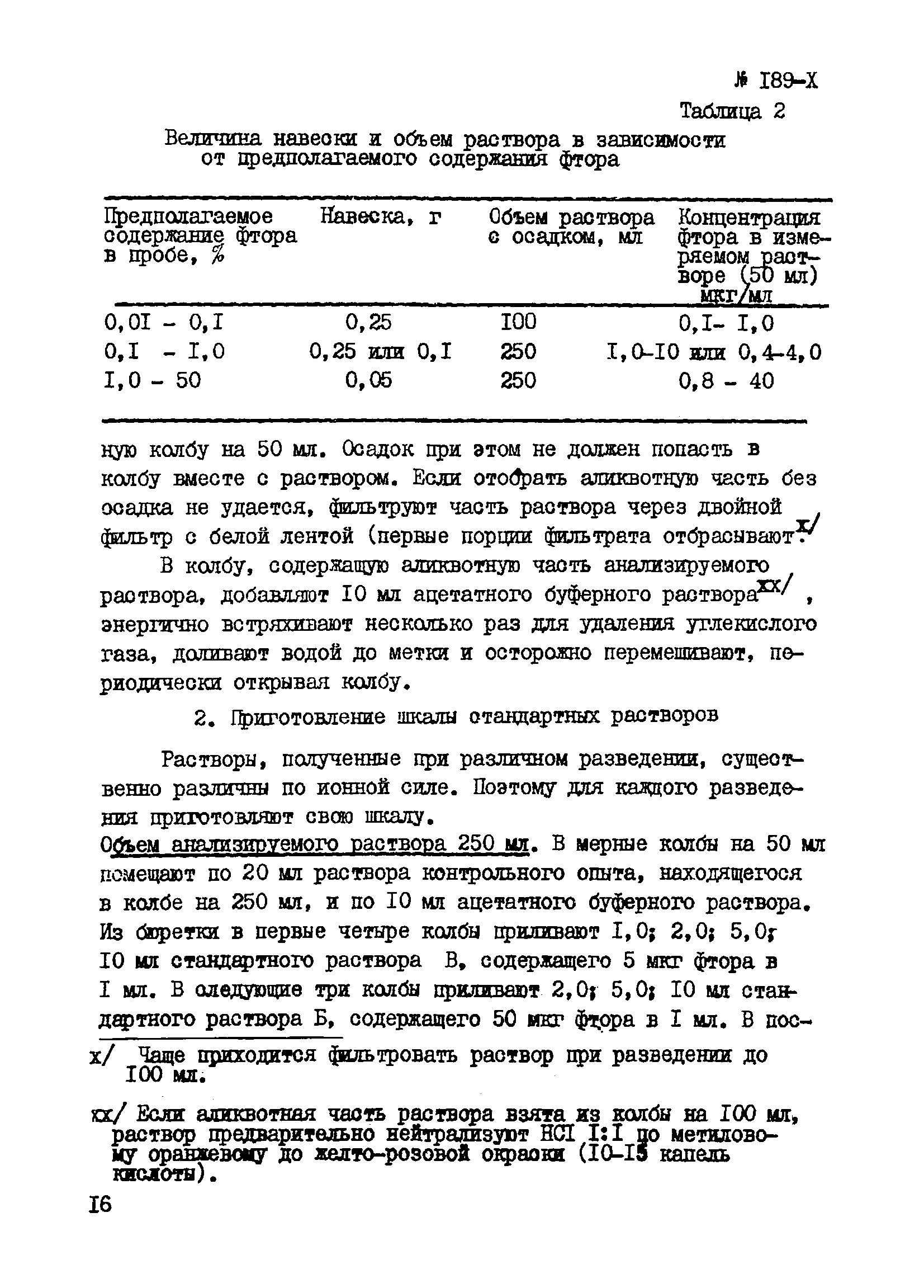 Инструкция НСАМ 188-Х, 189-Х