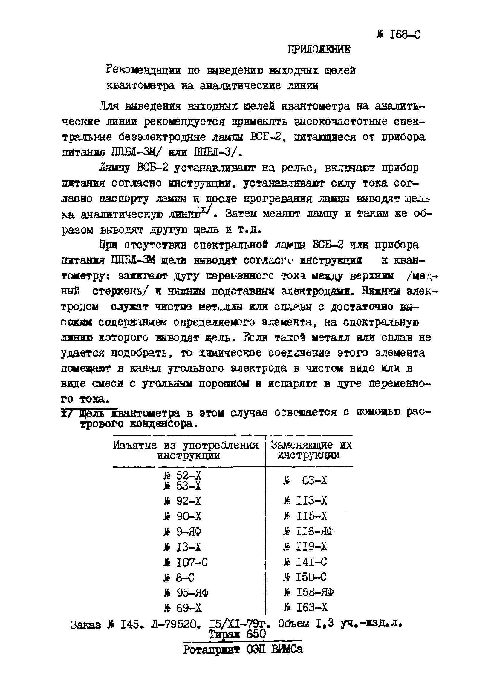 Инструкция НСАМ 168-С