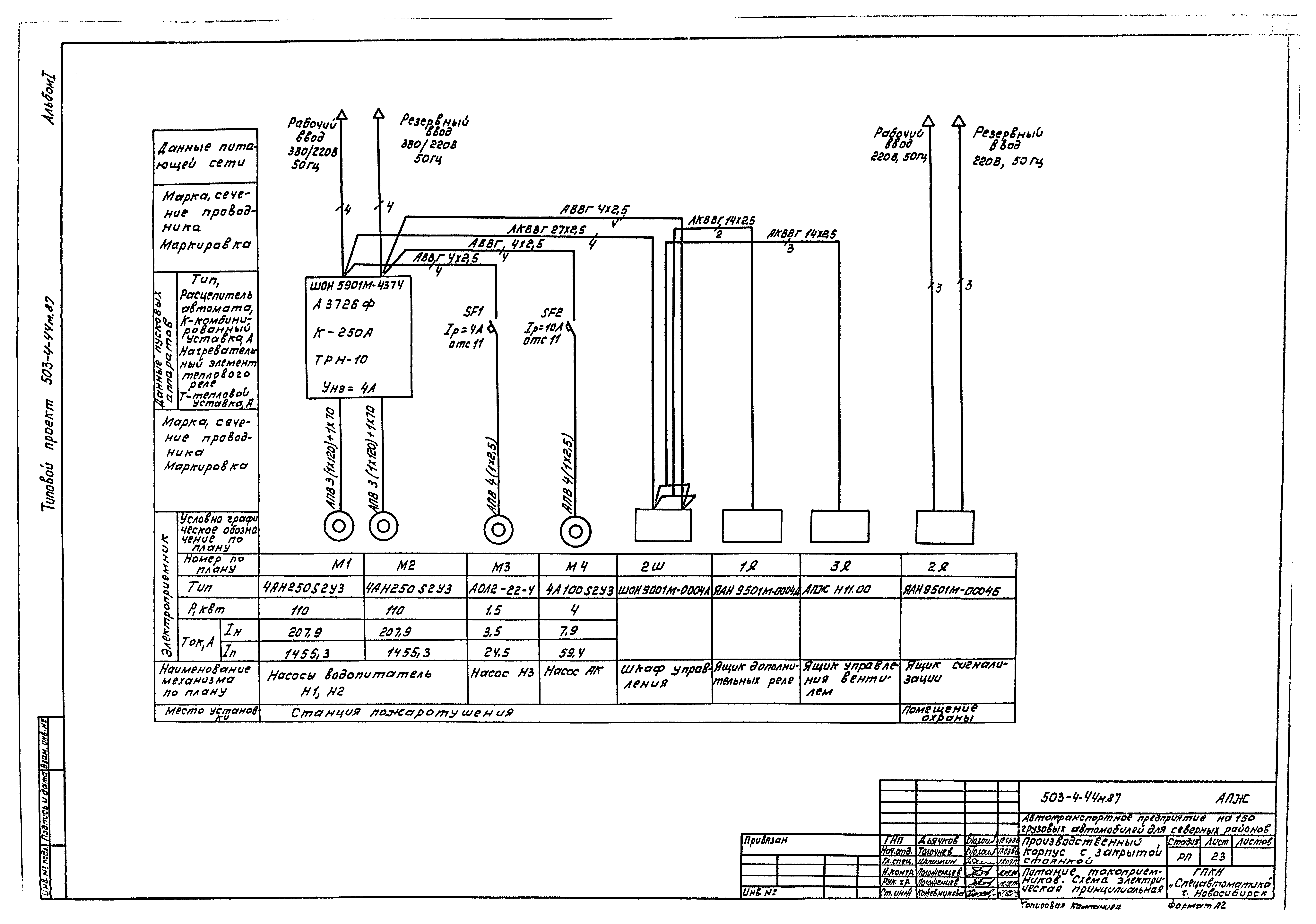 Типовой проект 503-4-44м.87