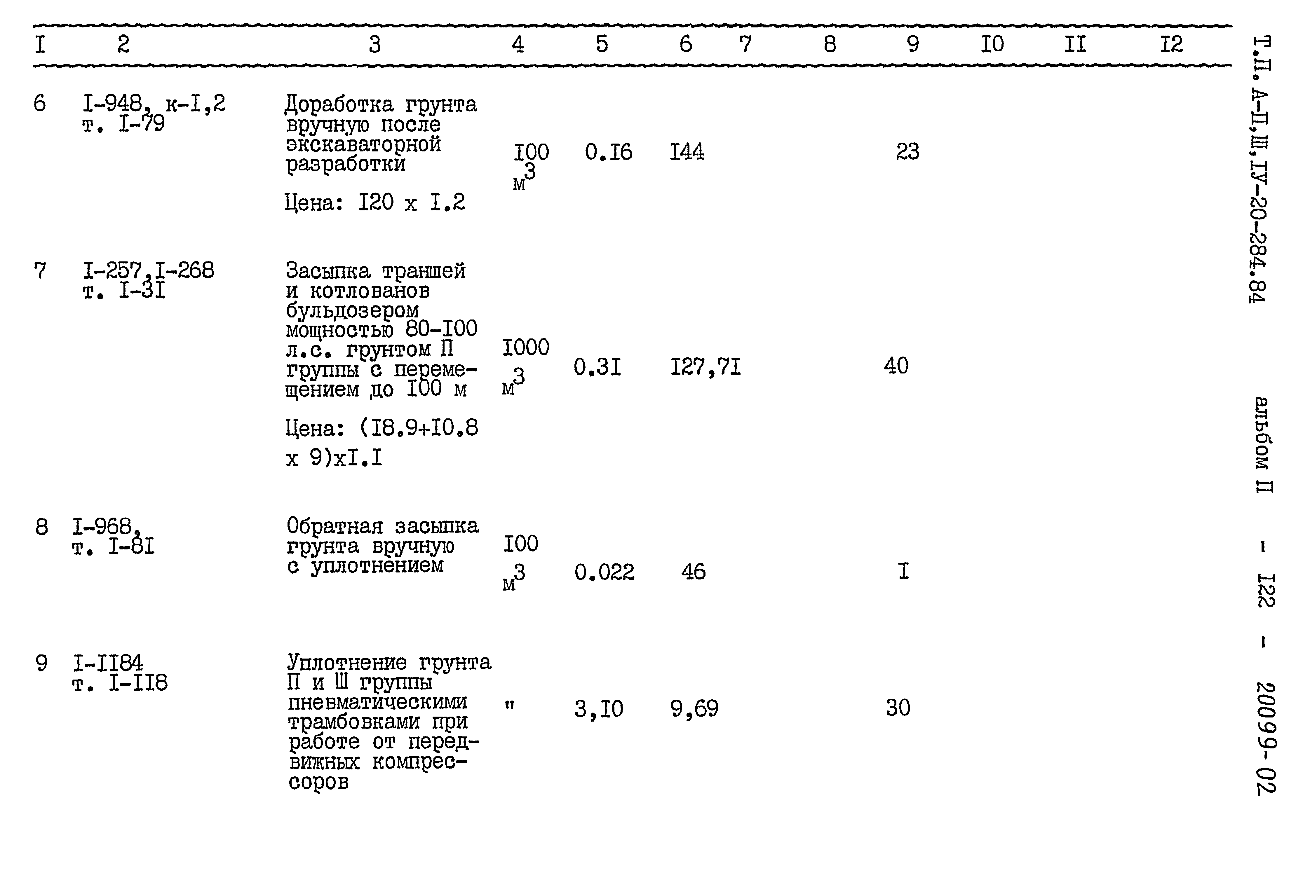 Типовой проект А-II,III,IV-20-284.84