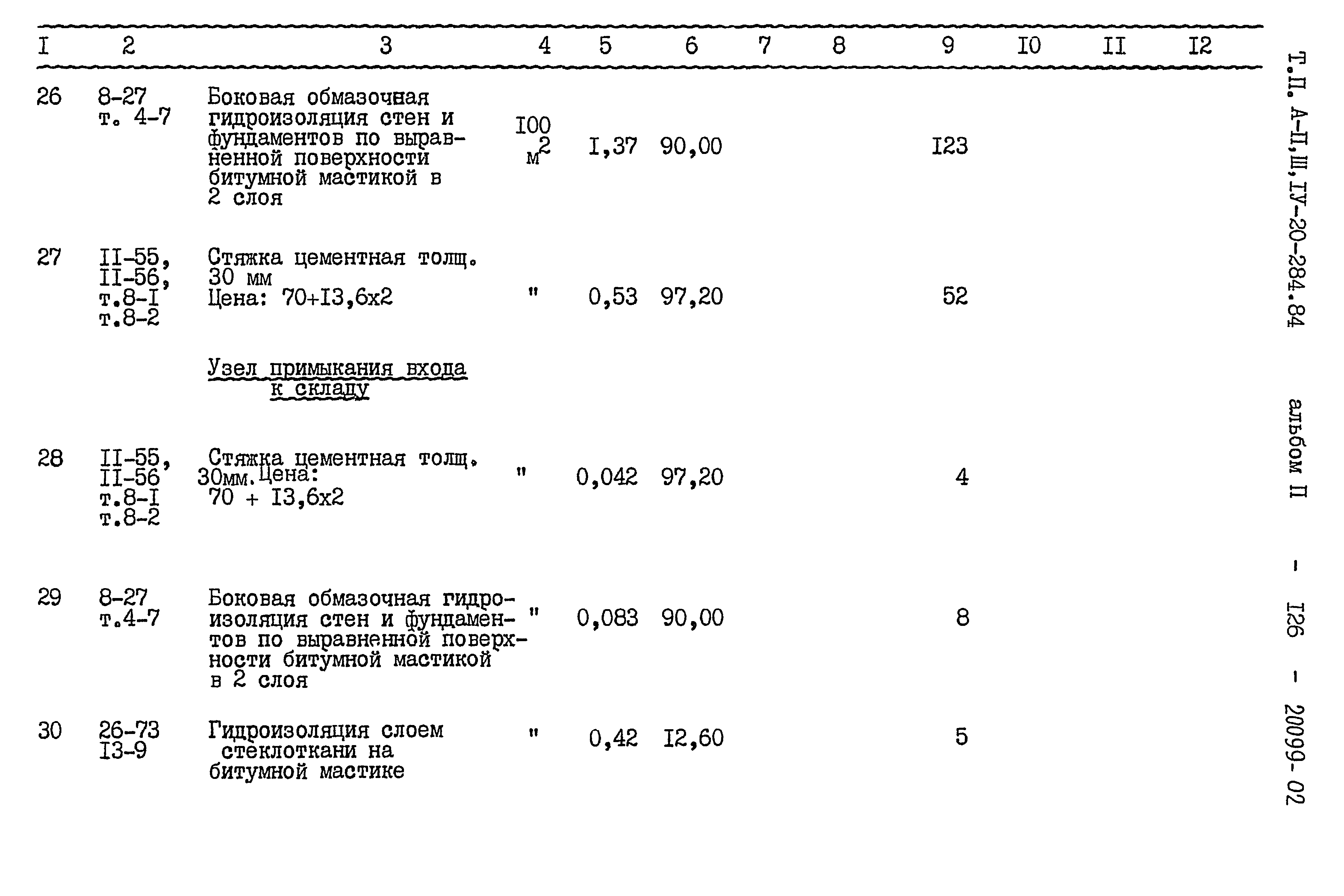 Типовой проект А-II,III,IV-20-284.84