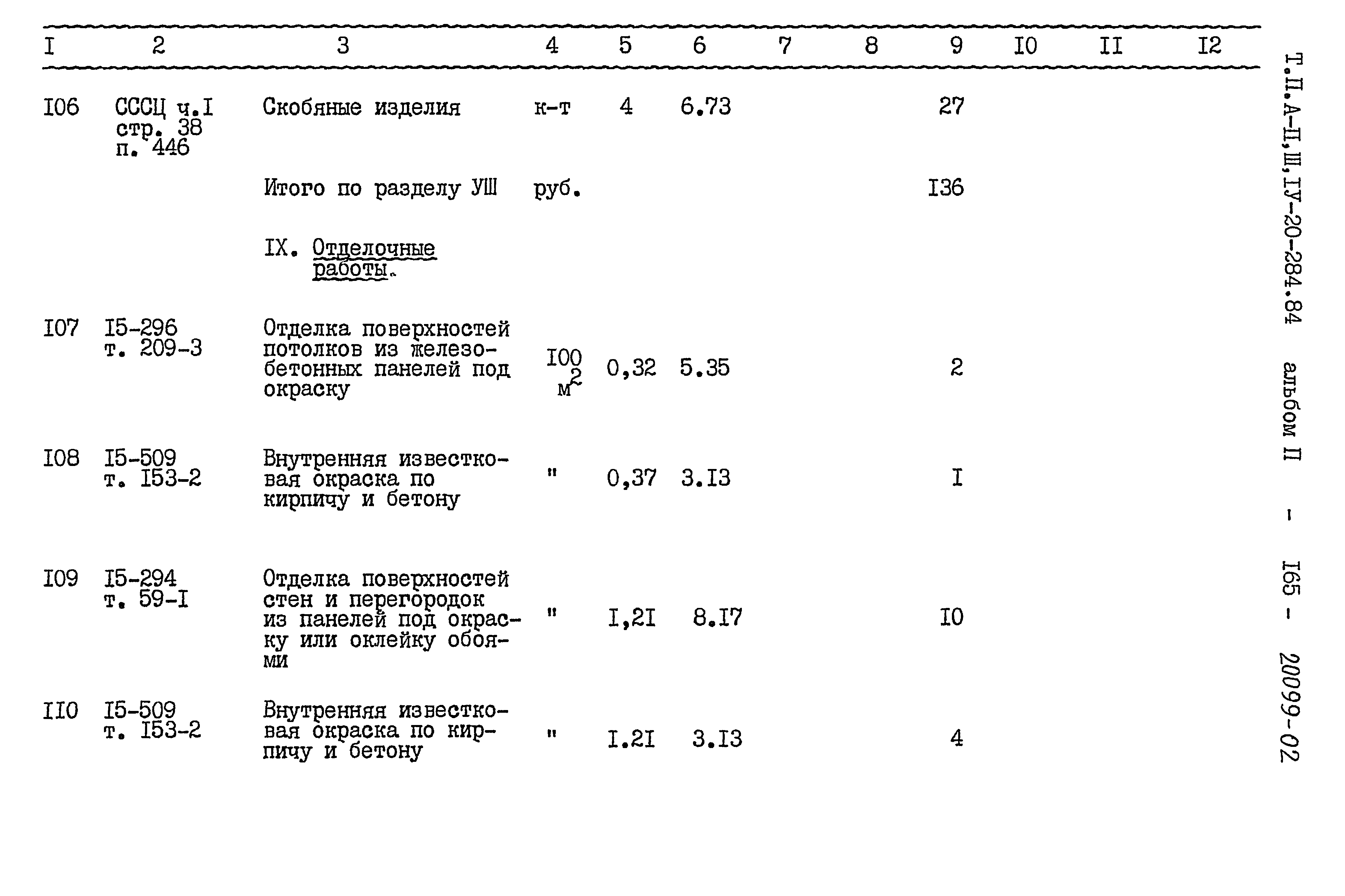 Типовой проект А-II,III,IV-20-284.84