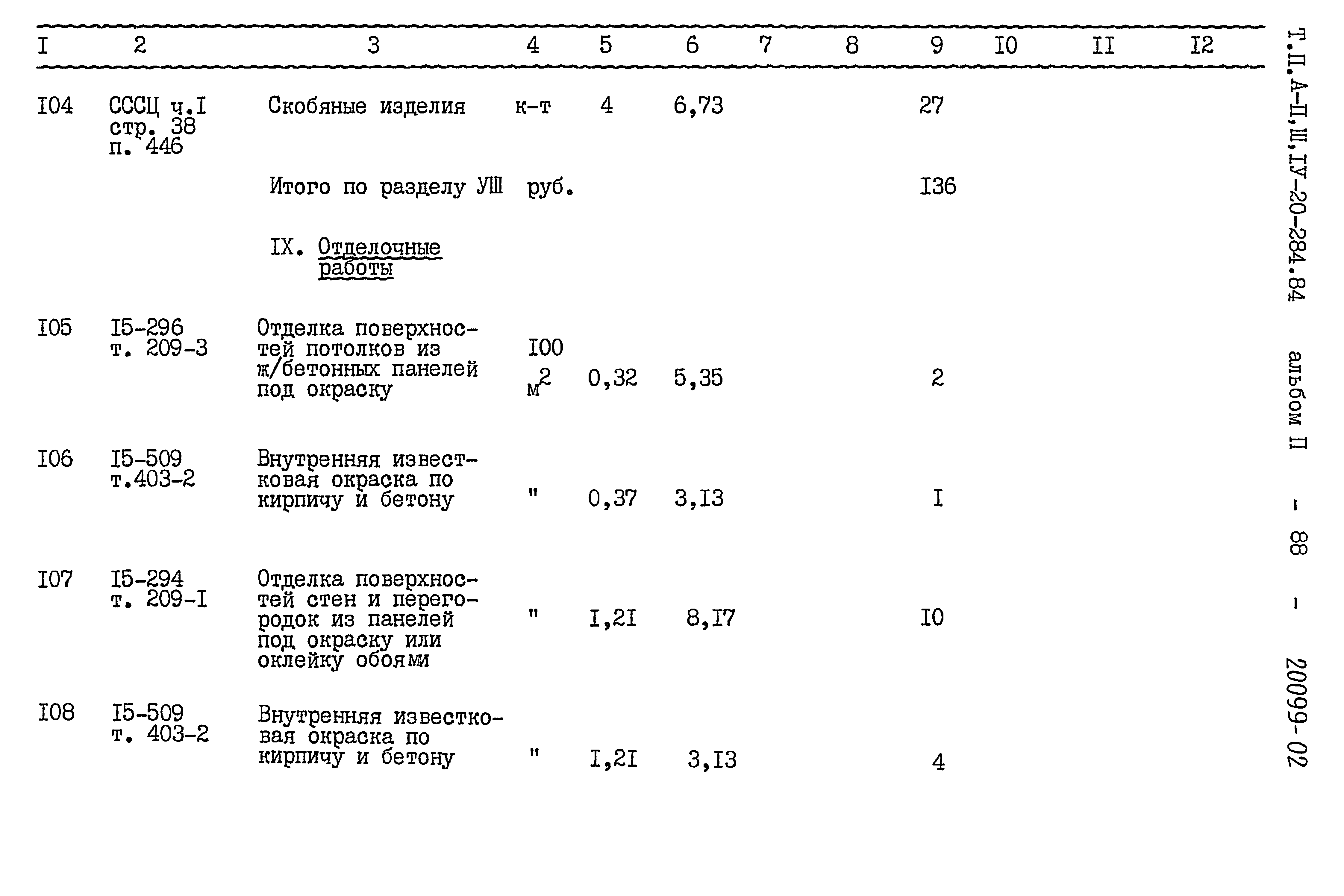 Типовой проект А-II,III,IV-20-284.84