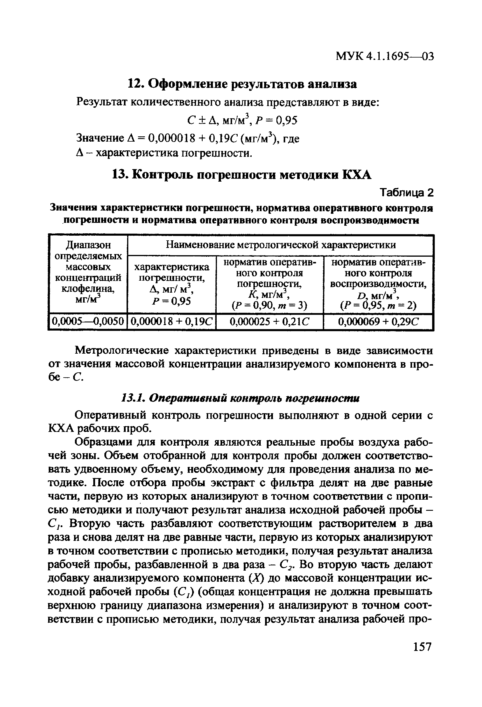 МУК 4.1.1695-03