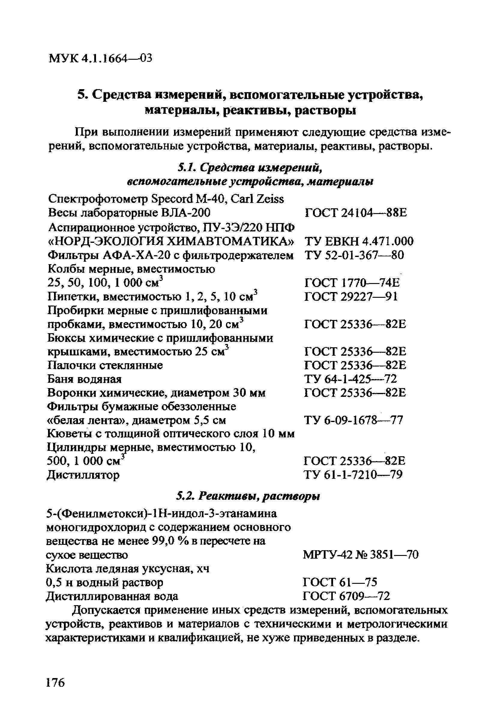 МУК 4.1.1664-03