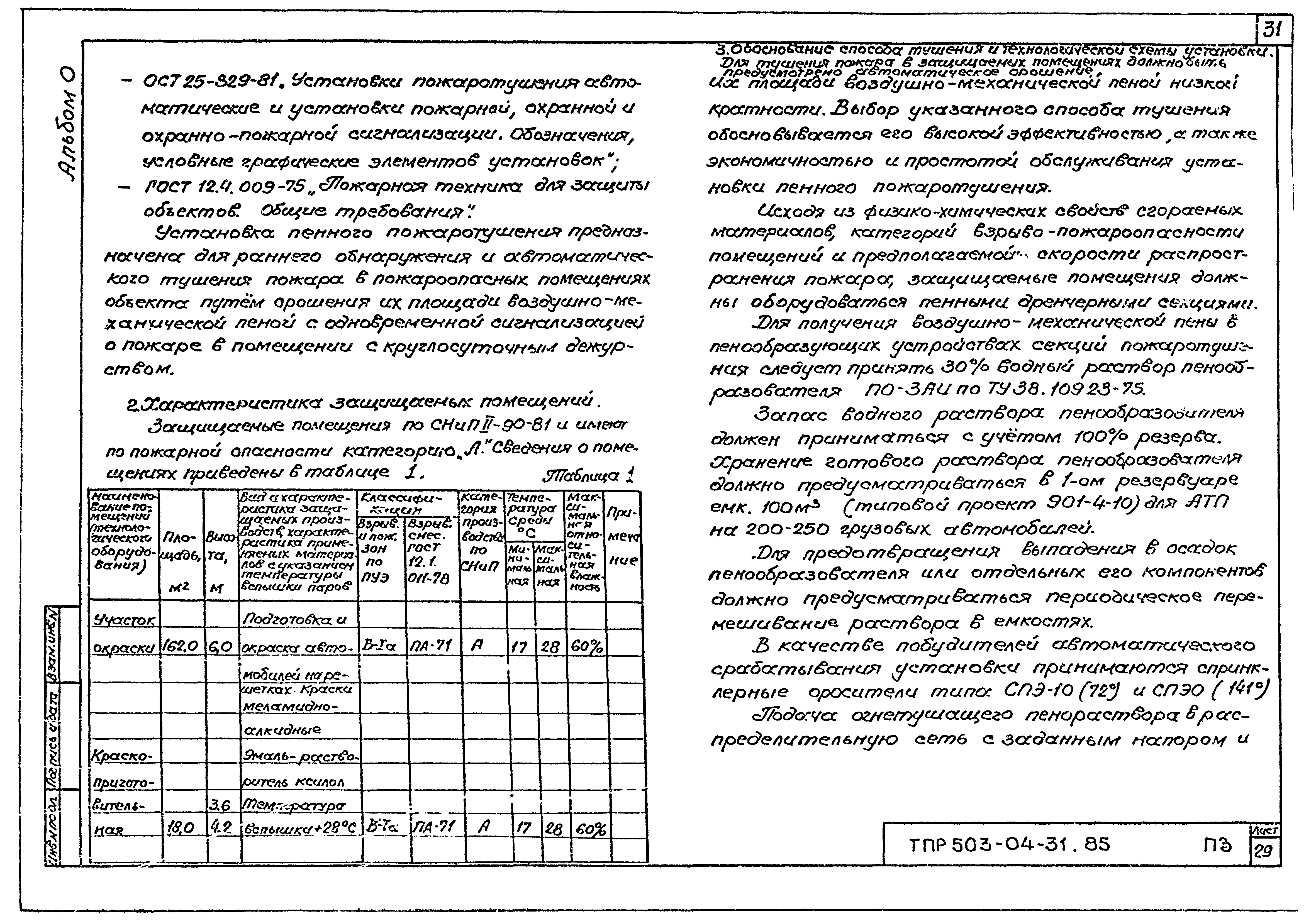 Типовые проектные решения 503-04-31.85