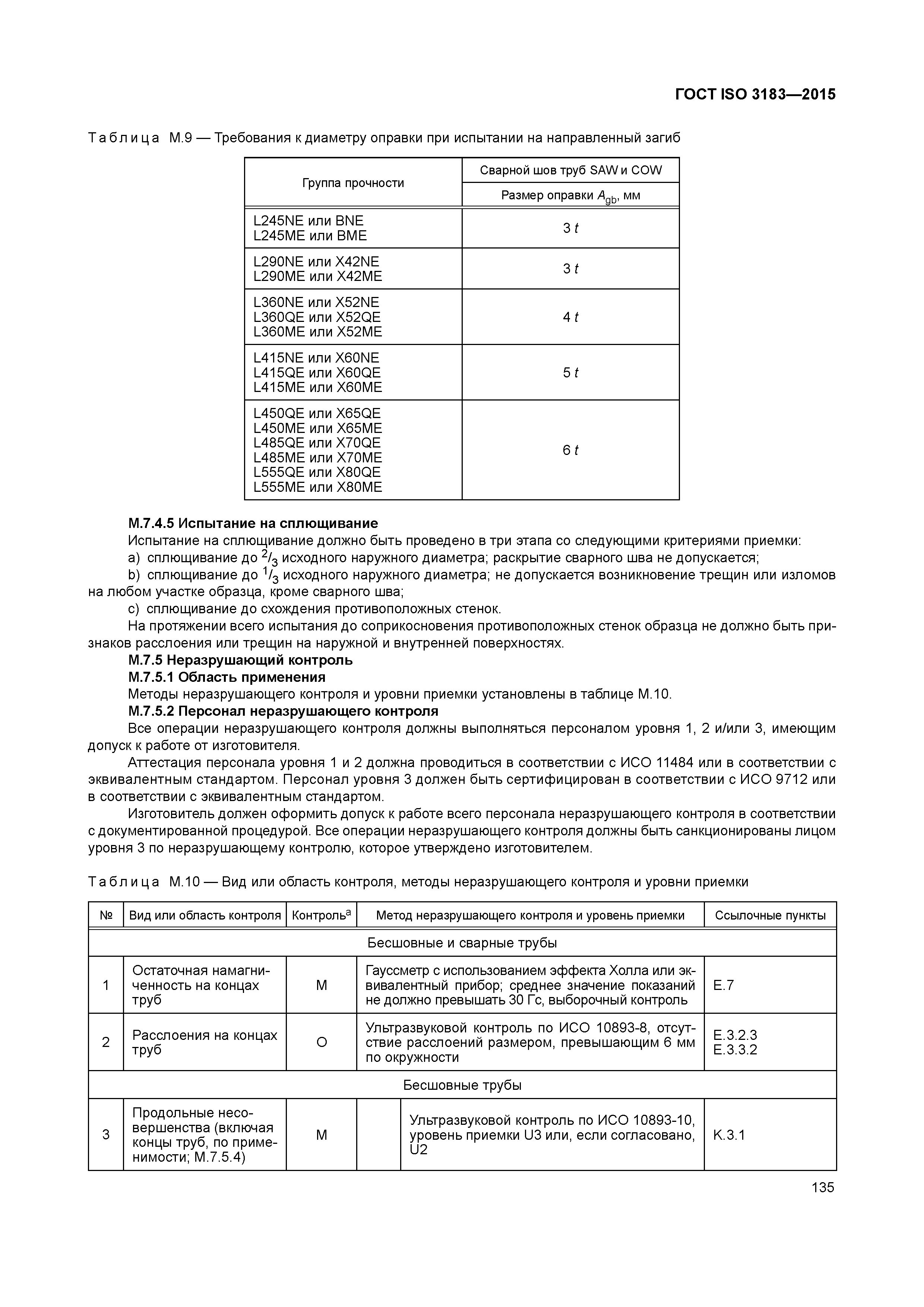 ГОСТ ISO 3183-2015