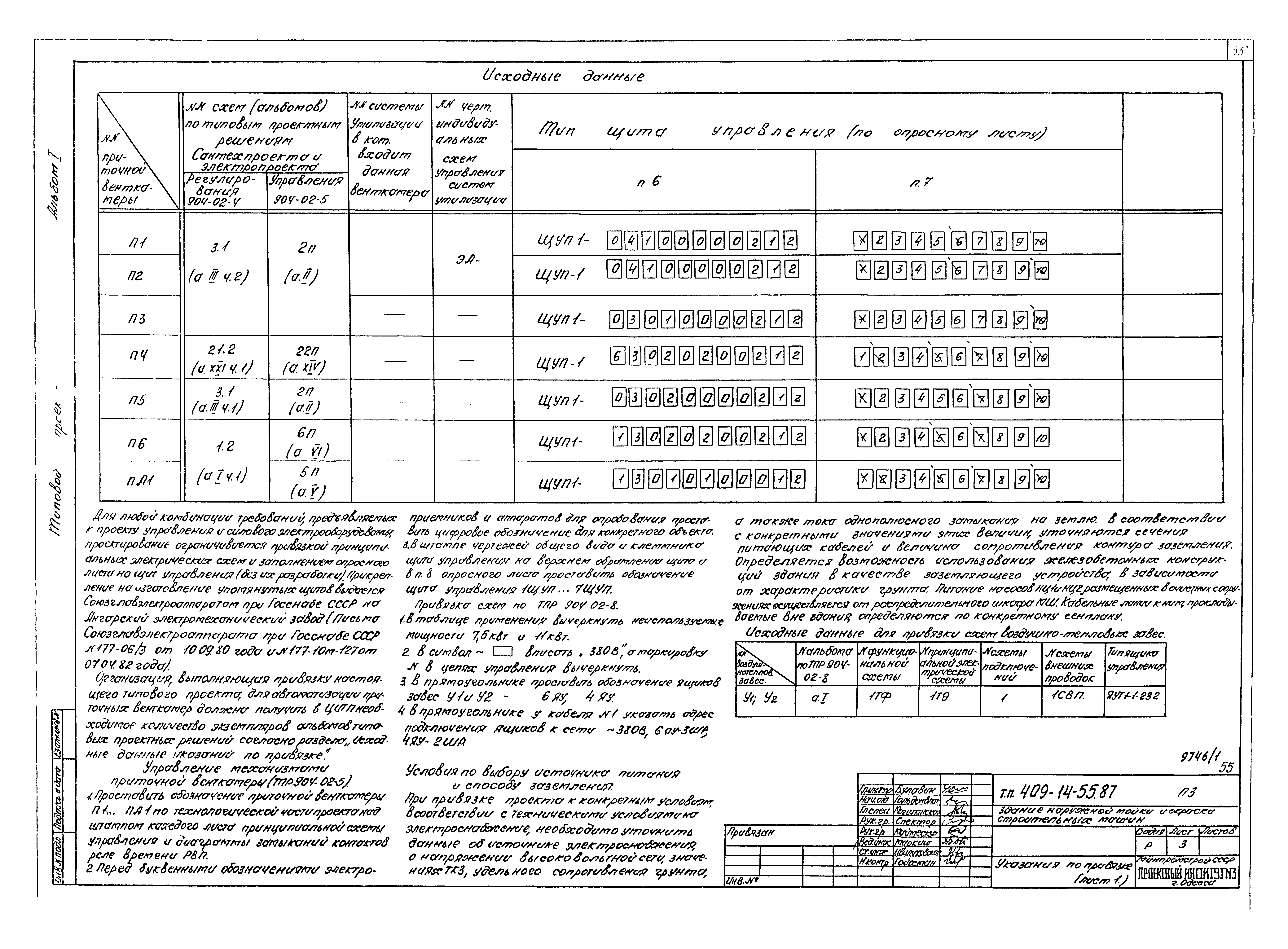 Типовой проект 409-14-55.87