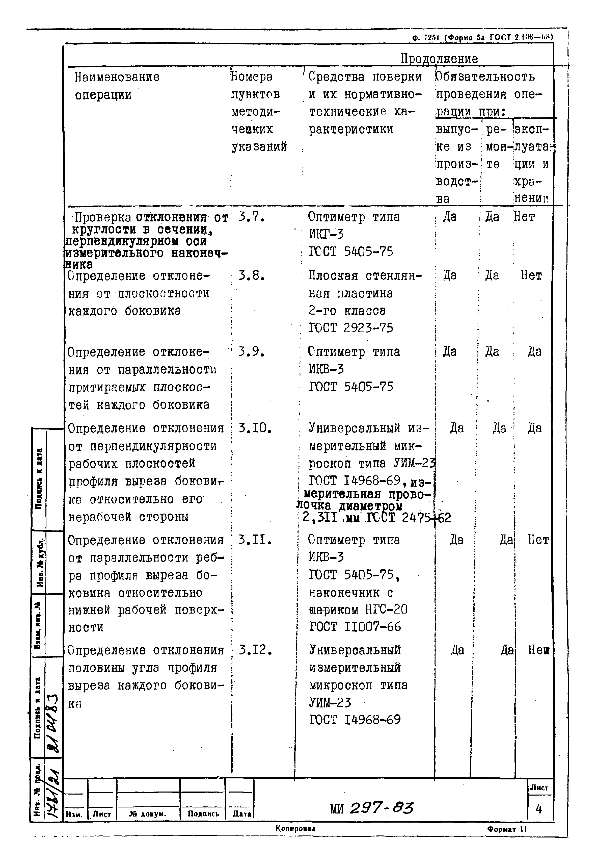 МИ 297-83