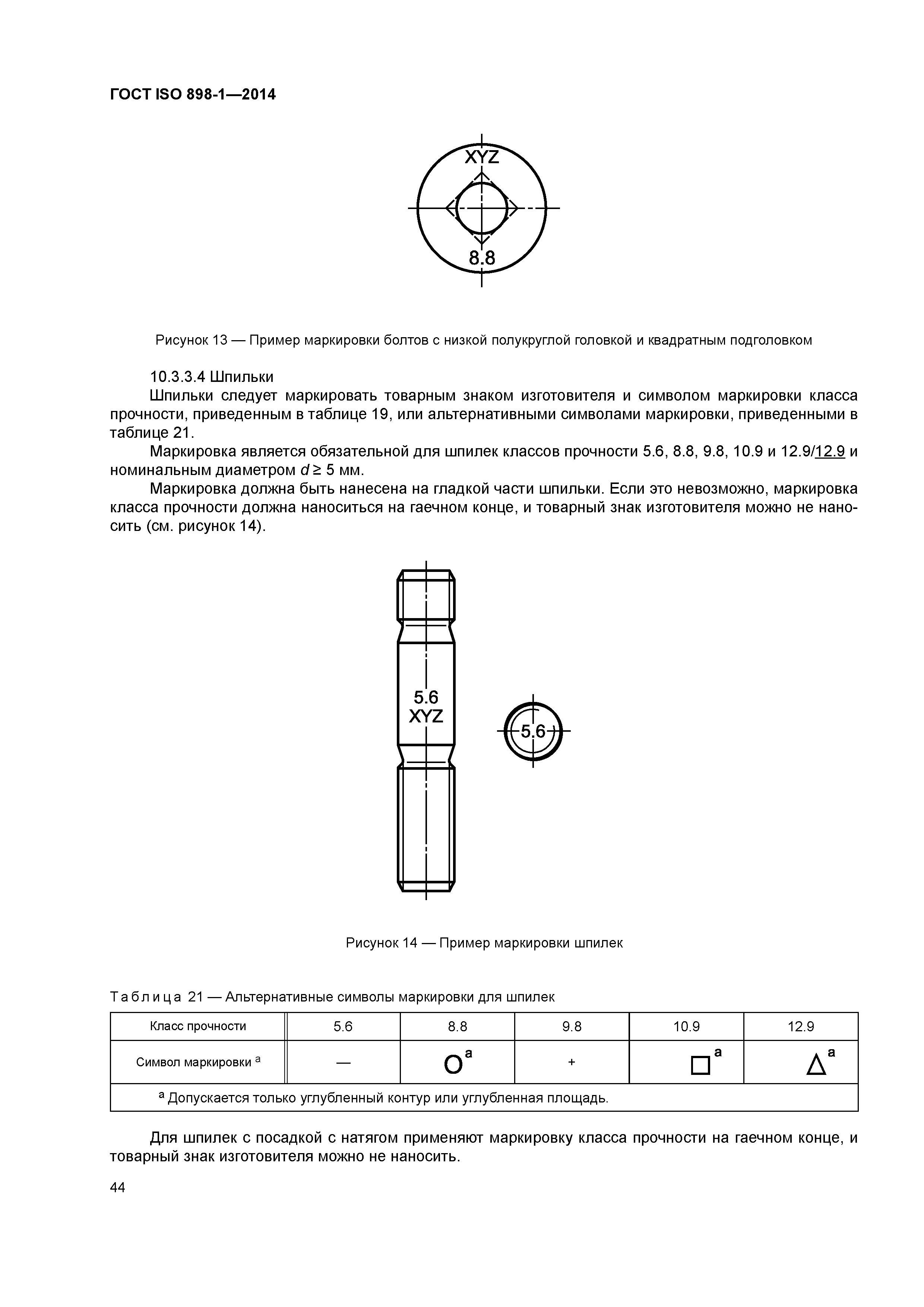 ГОСТ ISO 898-1-2014