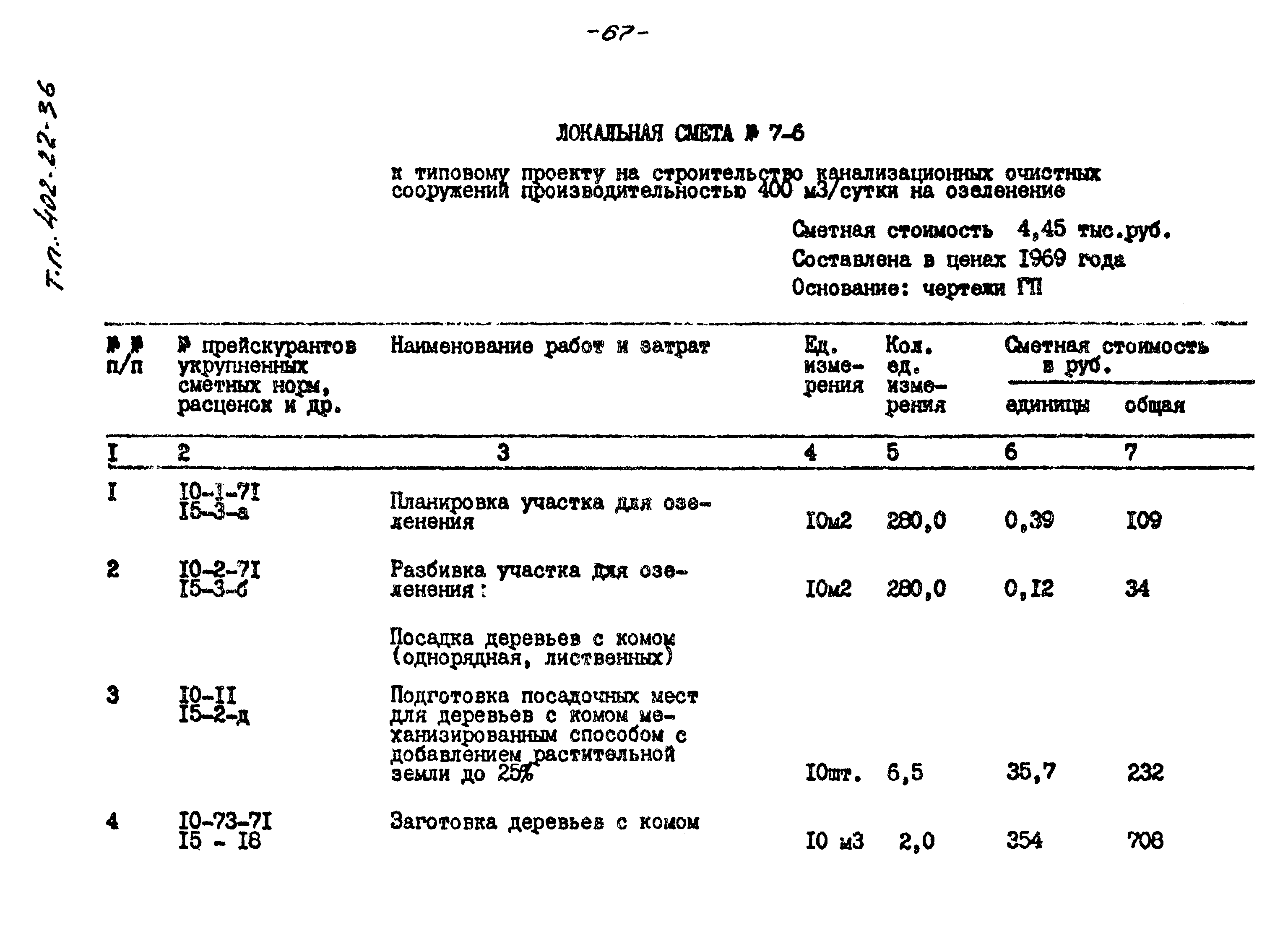 Типовые проектные решения 402-22-36