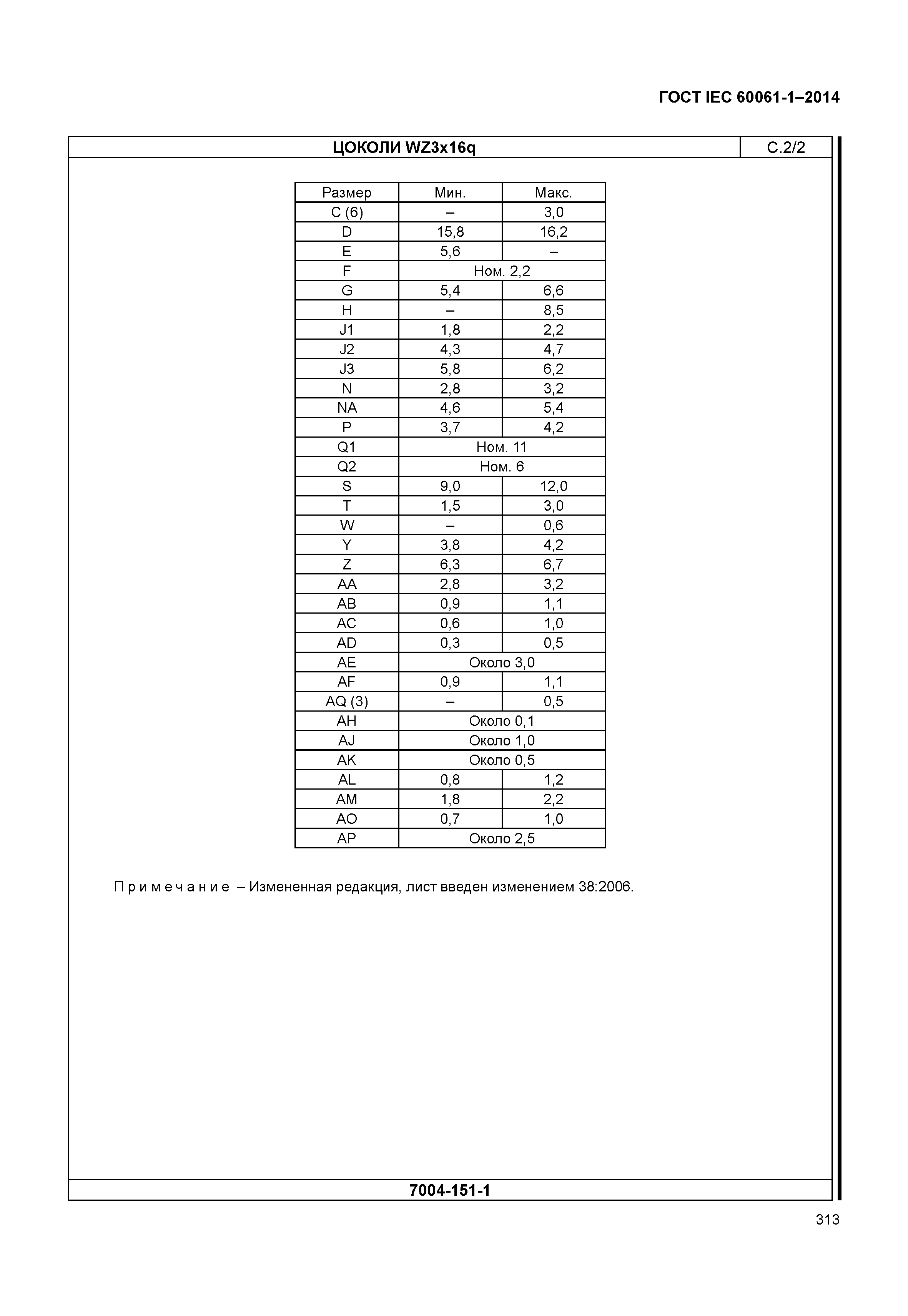 ГОСТ IEC 60061-1-2014