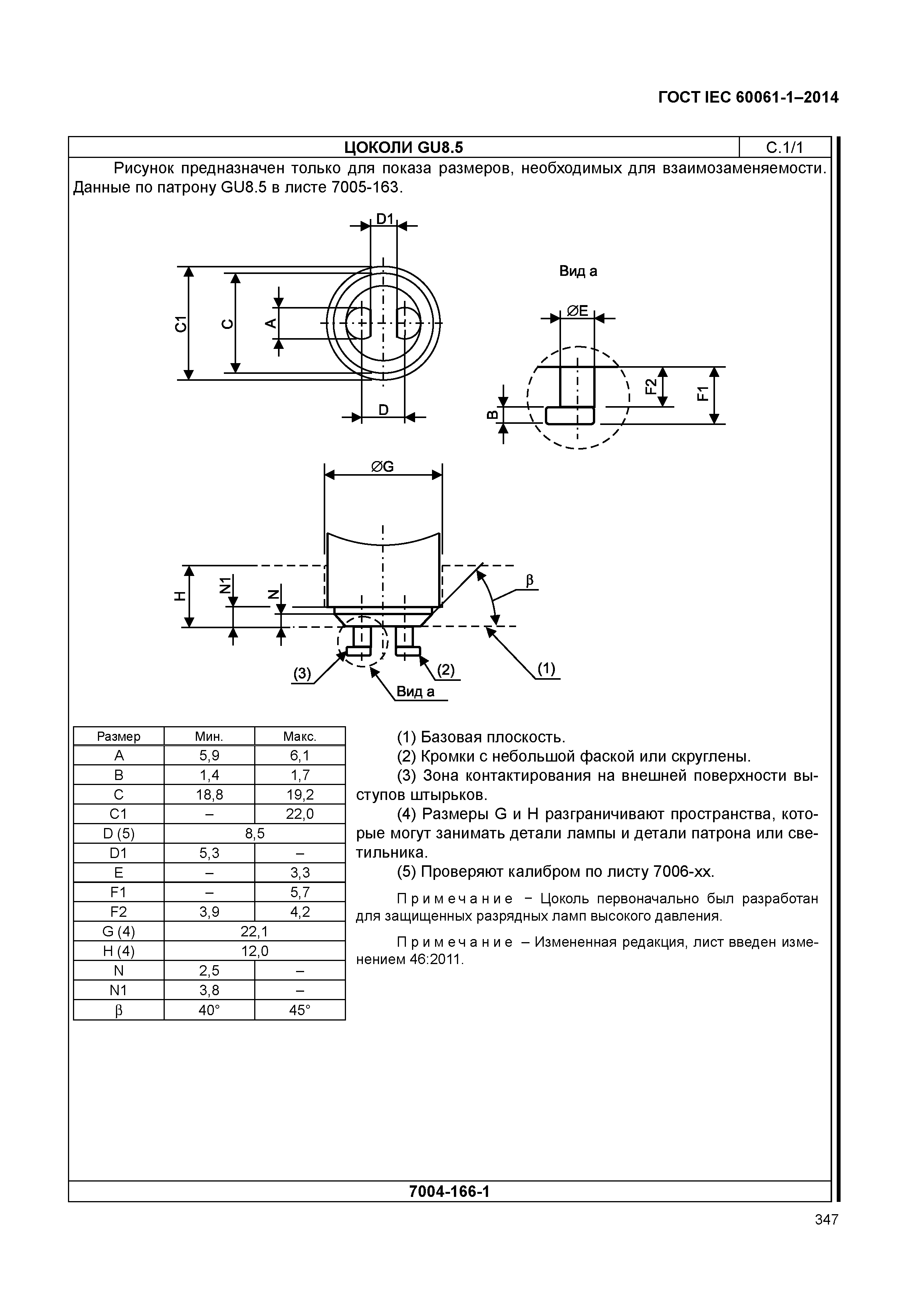 ГОСТ IEC 60061-1-2014