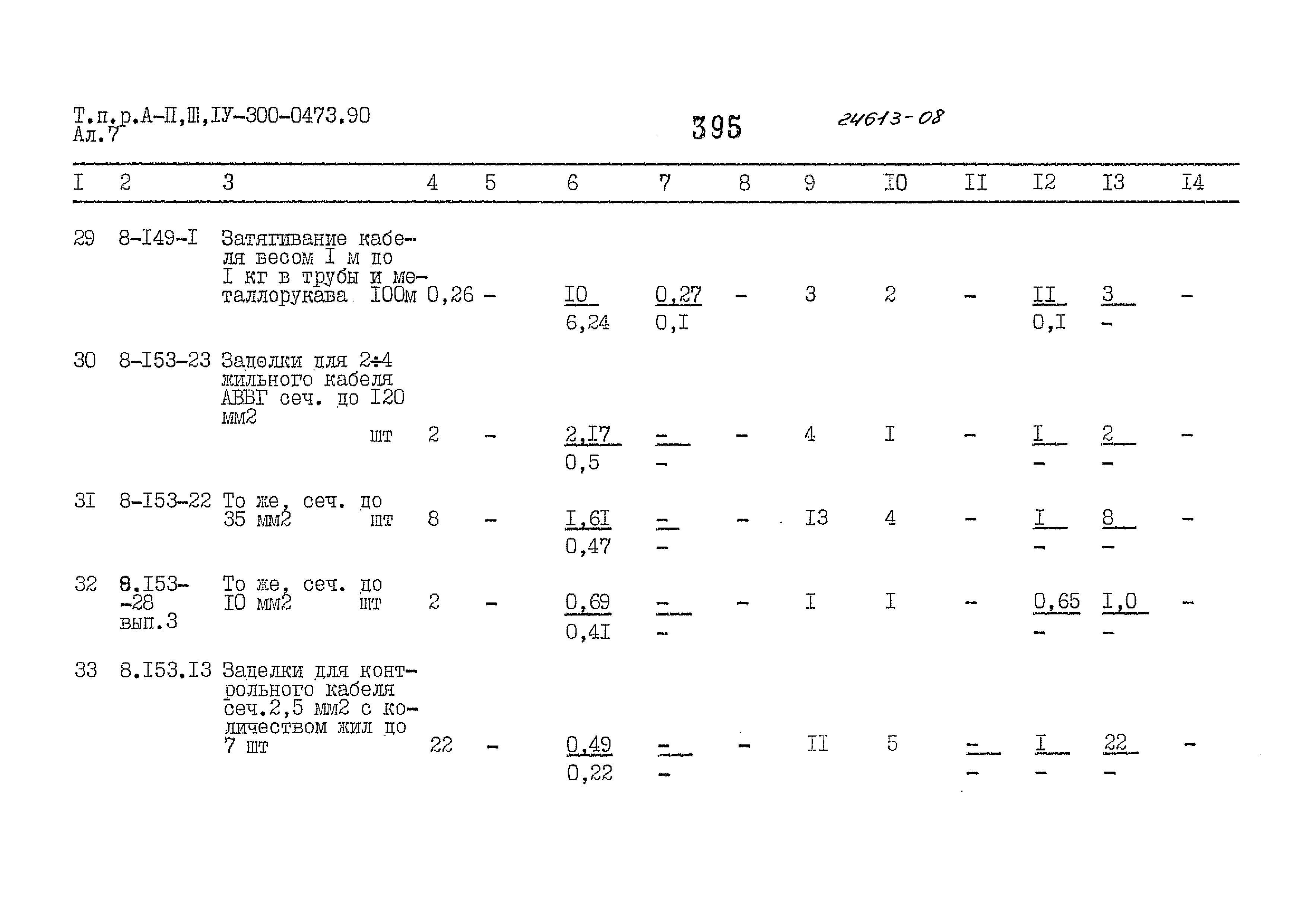 Типовые проектные решения А-II,III,IV-300-0473.90