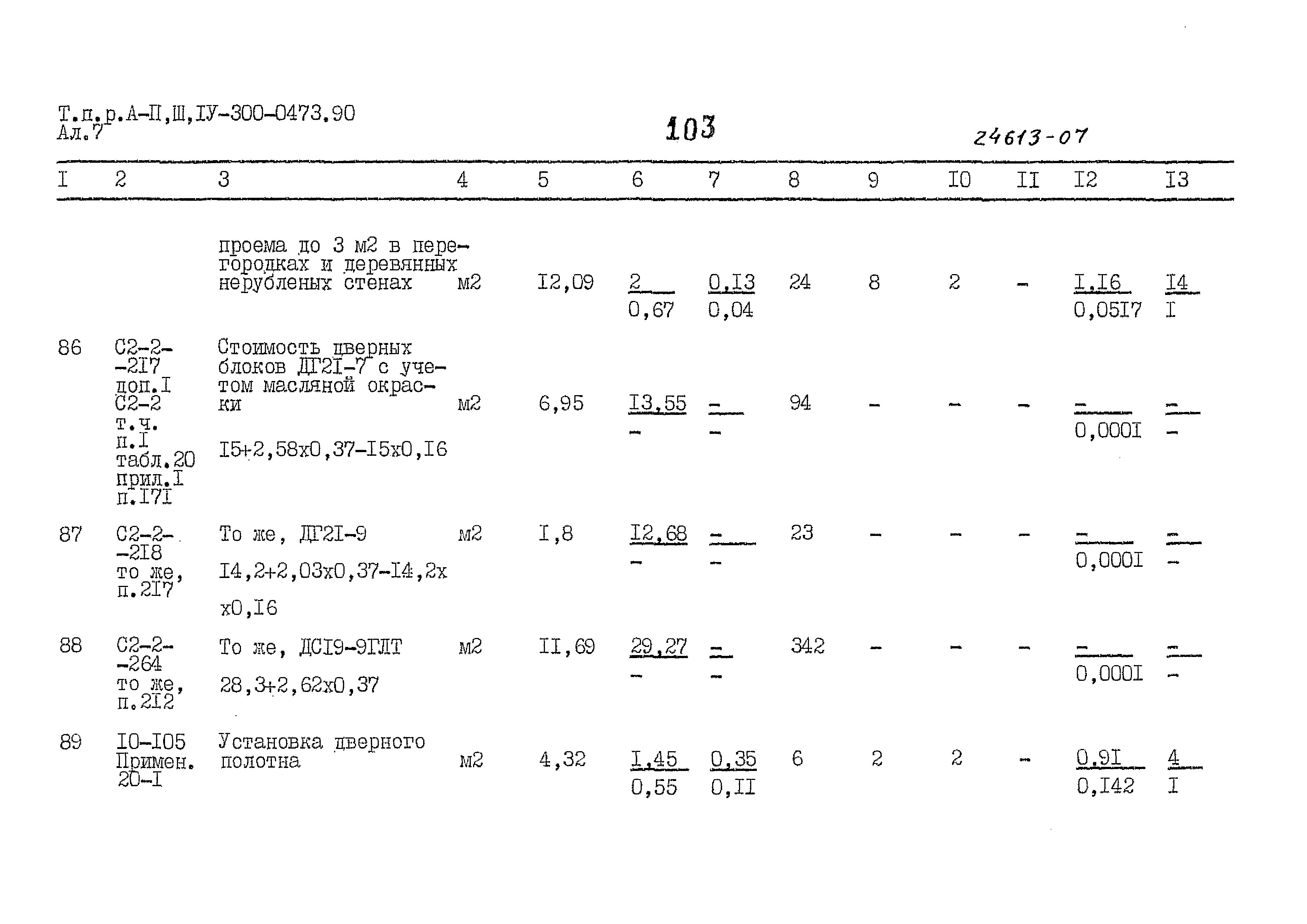 Типовые проектные решения А-II,III,IV-300-0473.90