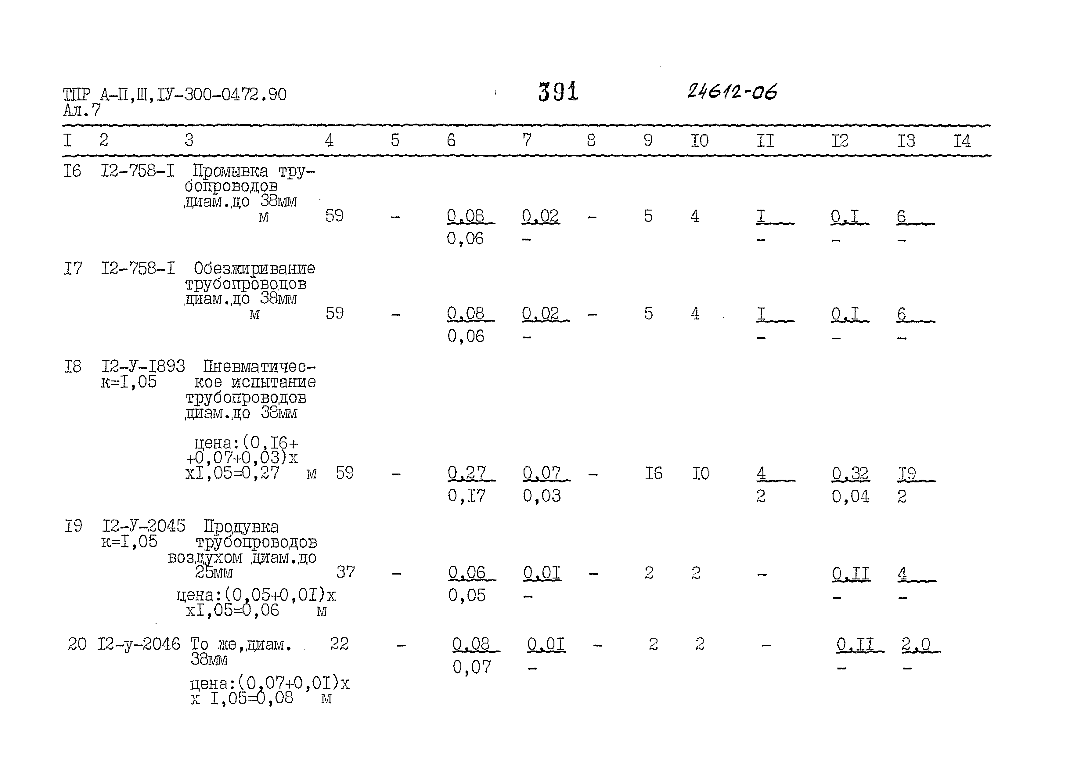 Типовые проектные решения А-II,III,IV-300-0472.90