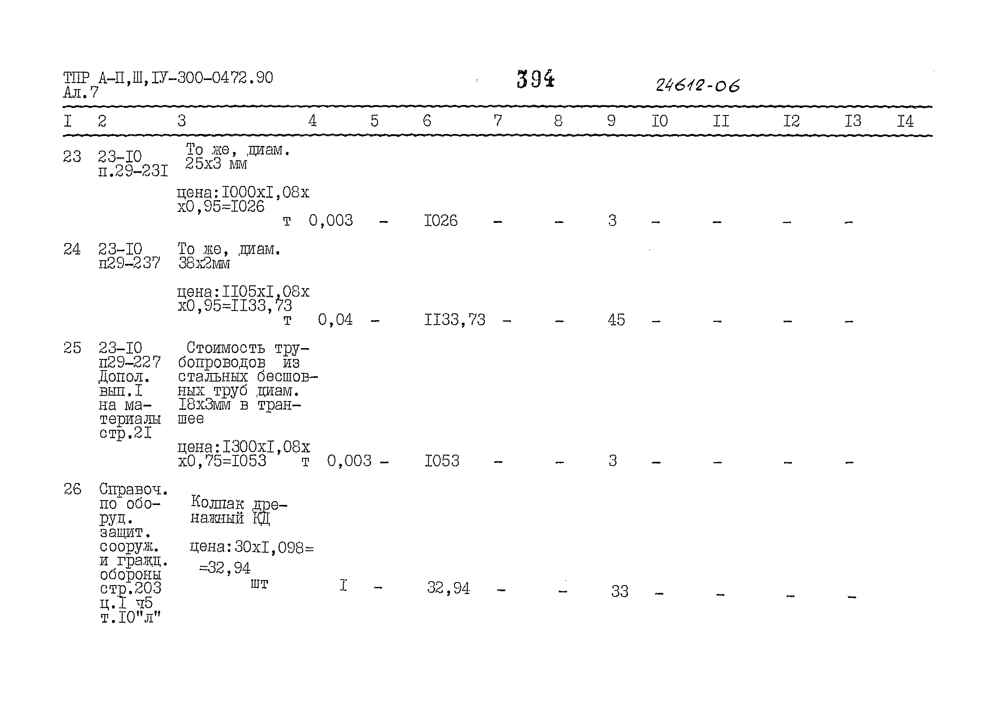 Типовые проектные решения А-II,III,IV-300-0472.90