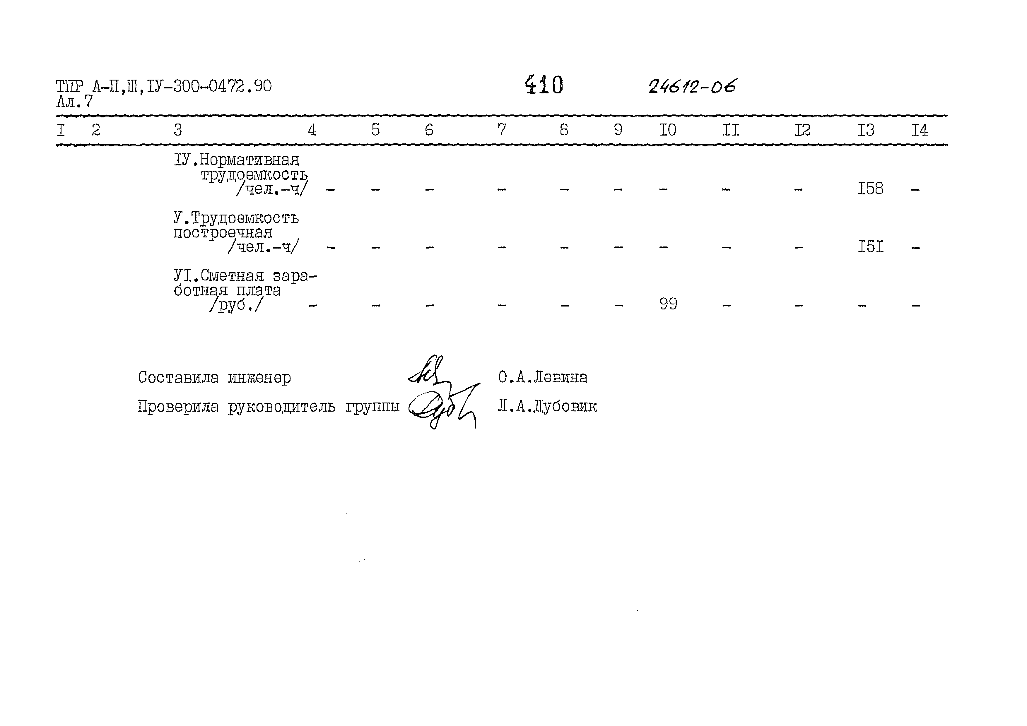 Типовые проектные решения А-II,III,IV-300-0472.90