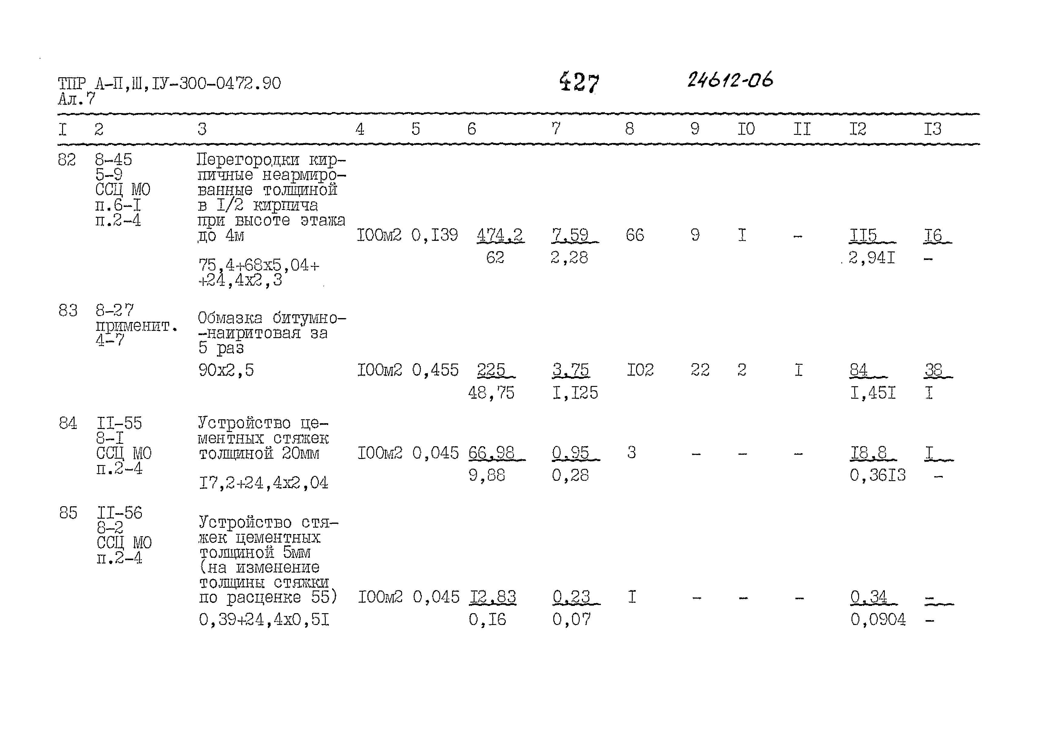 Типовые проектные решения А-II,III,IV-300-0472.90