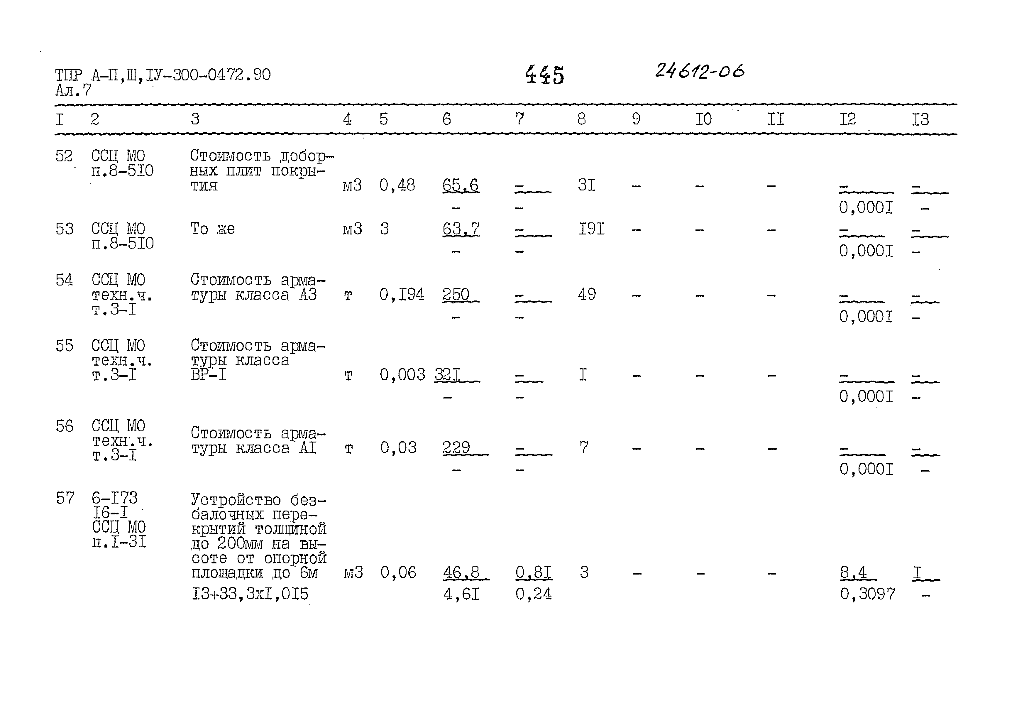 Типовые проектные решения А-II,III,IV-300-0472.90