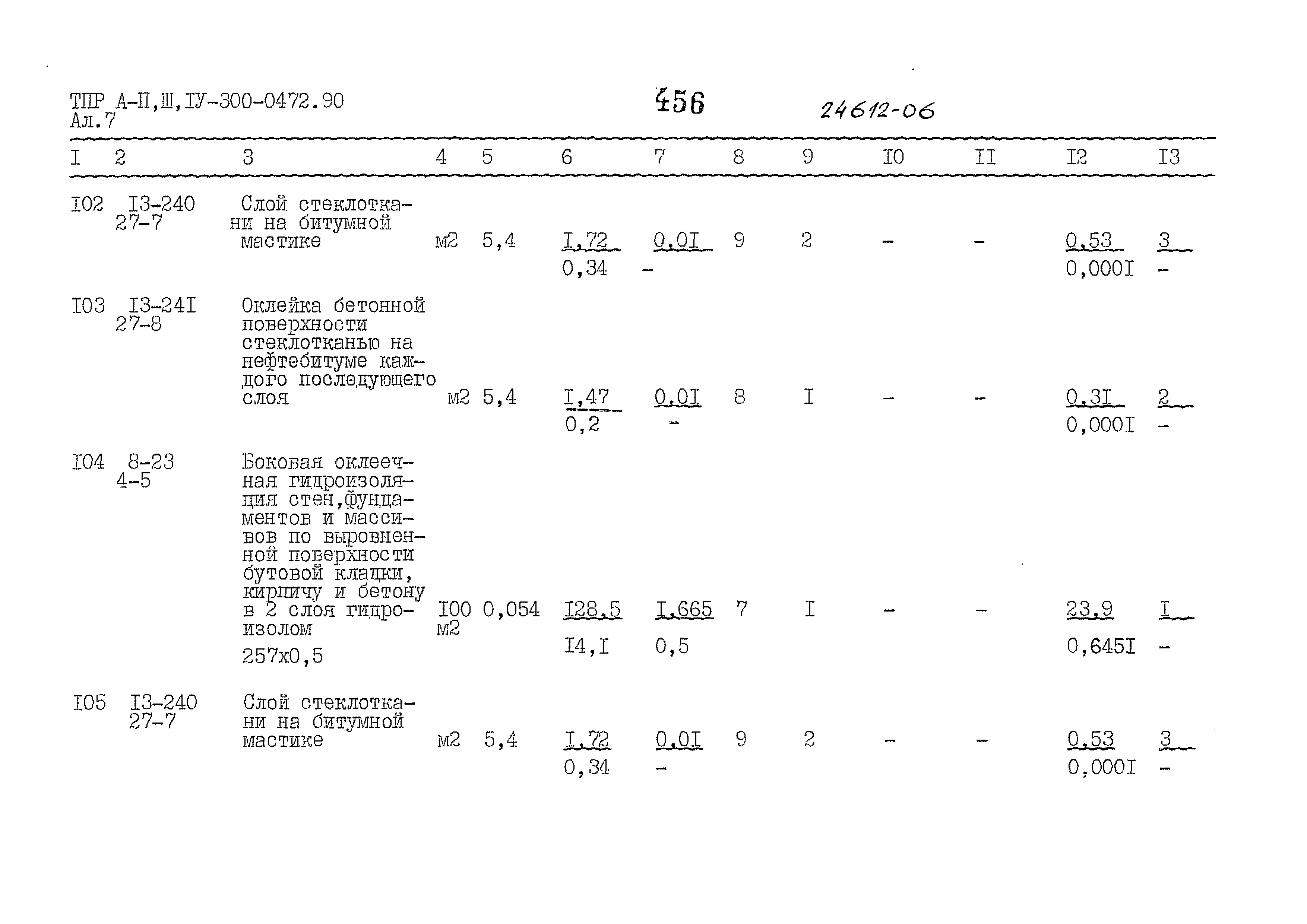 Типовые проектные решения А-II,III,IV-300-0472.90