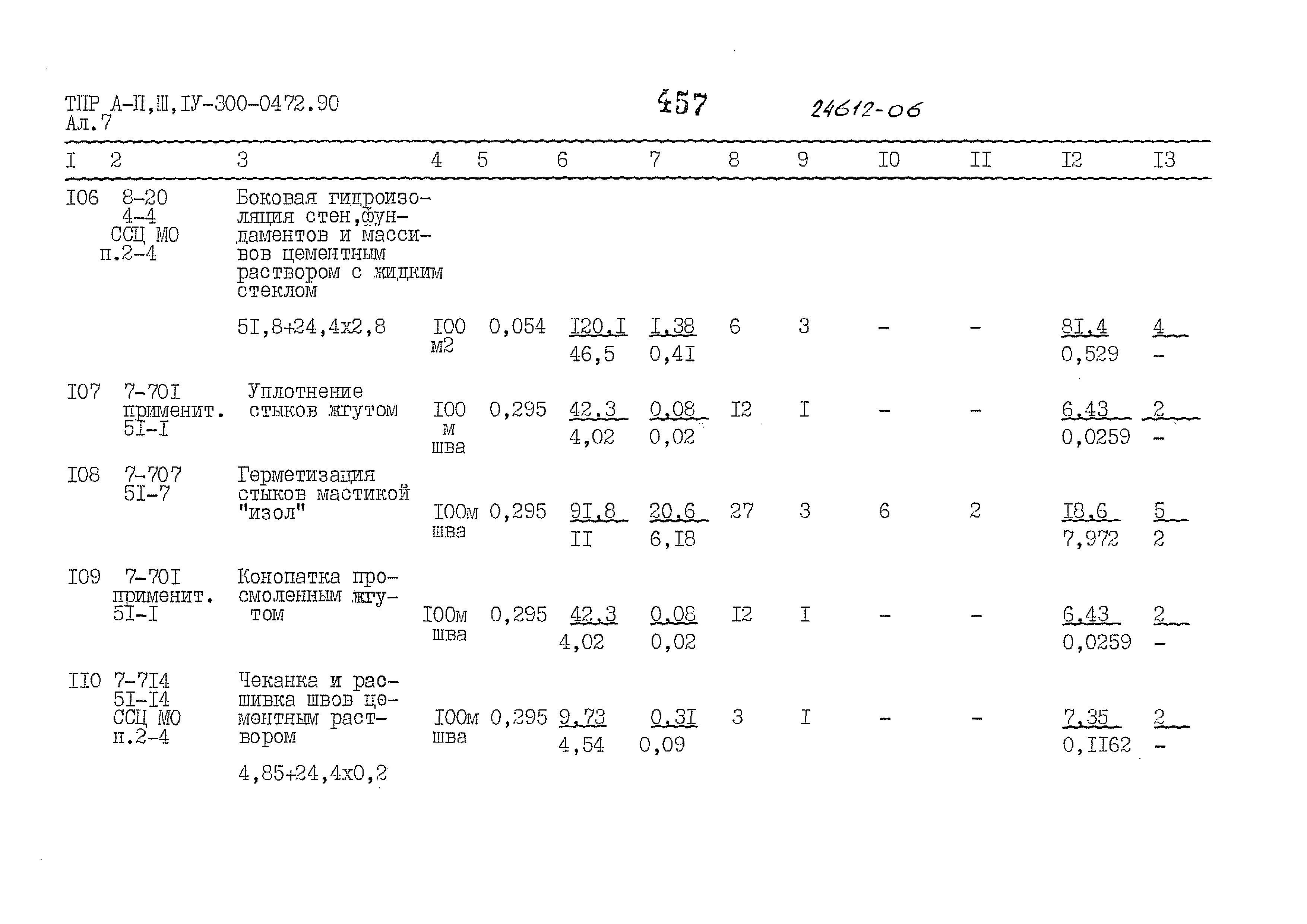 Типовые проектные решения А-II,III,IV-300-0472.90