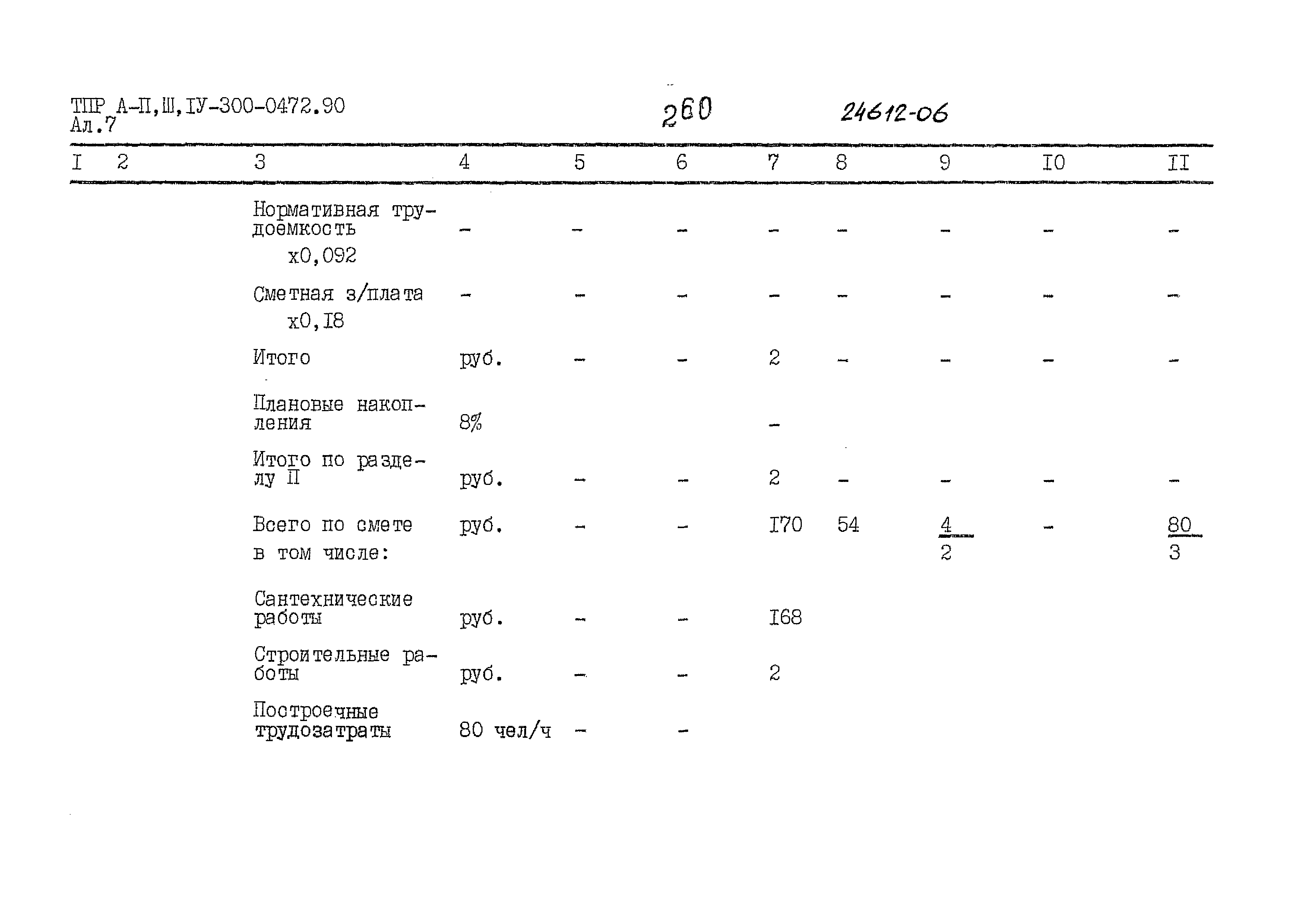 Типовые проектные решения А-II,III,IV-300-0472.90