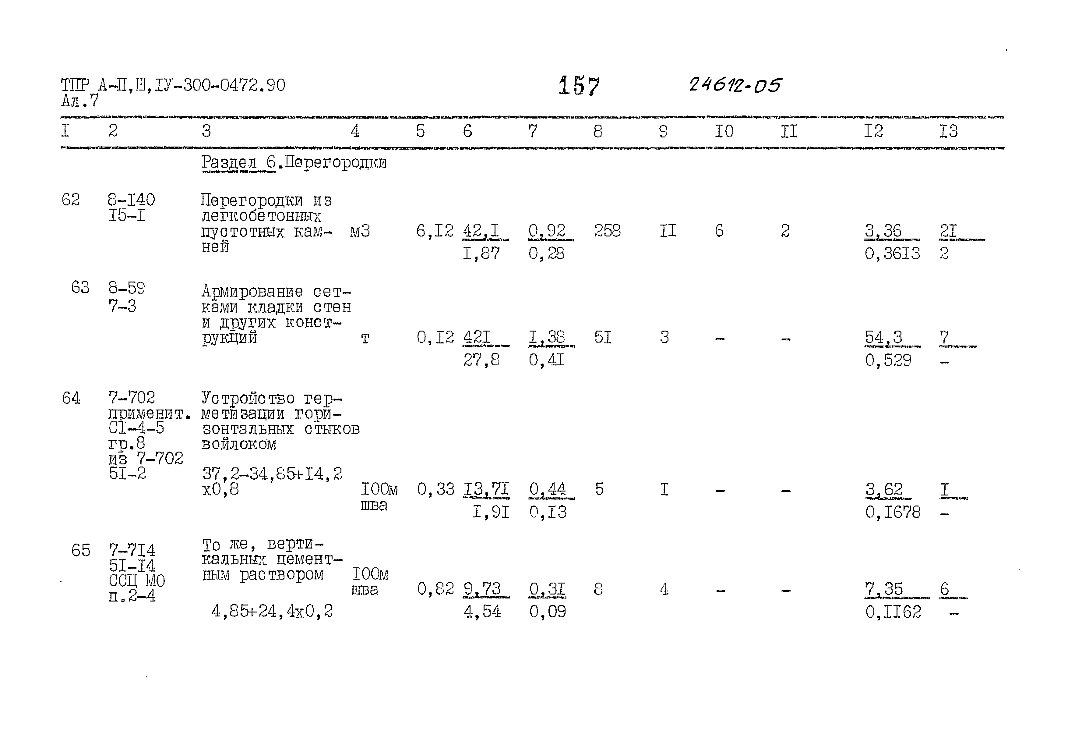 Типовые проектные решения А-II,III,IV-300-0472.90