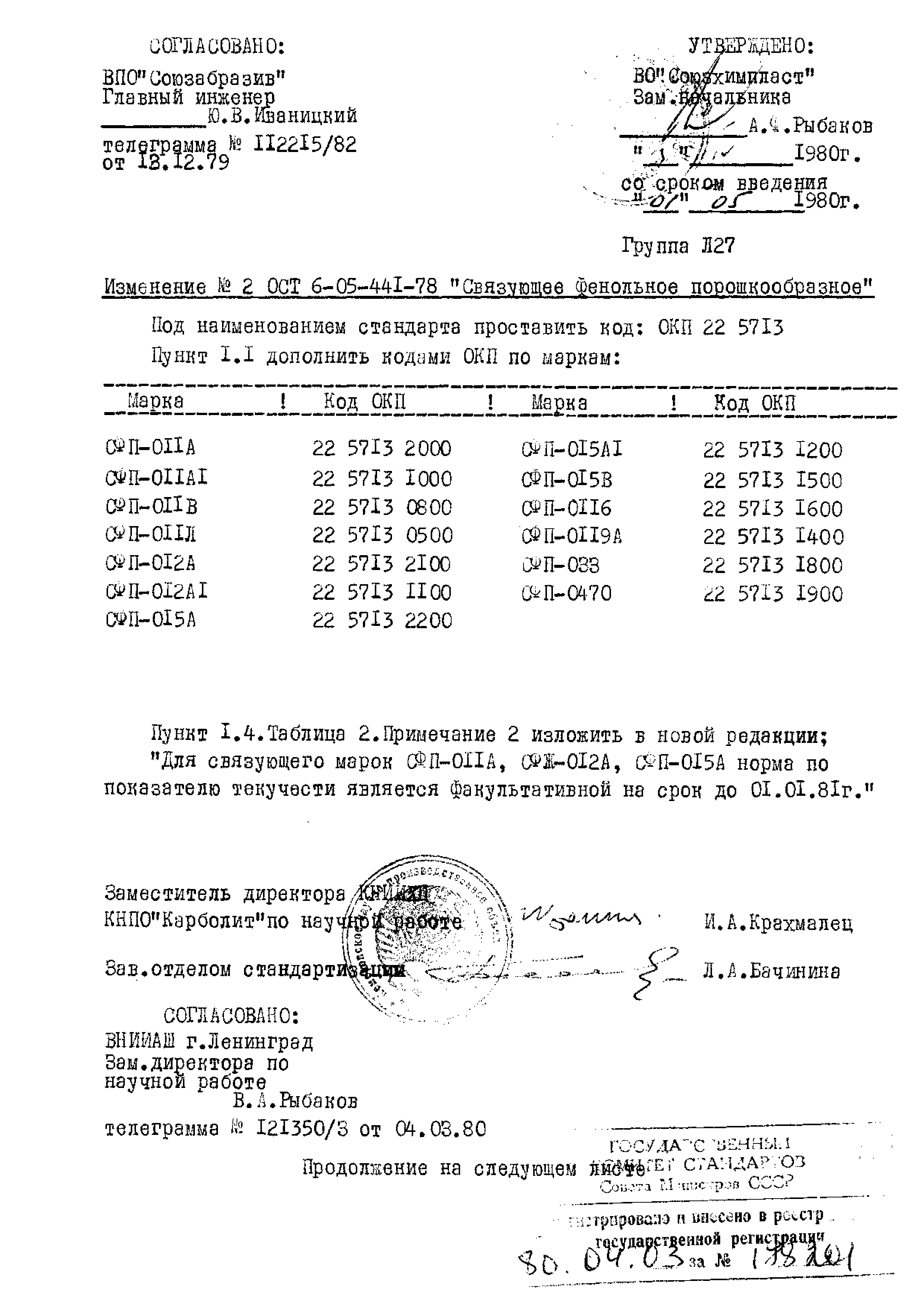 ОСТ 6-05-441-78