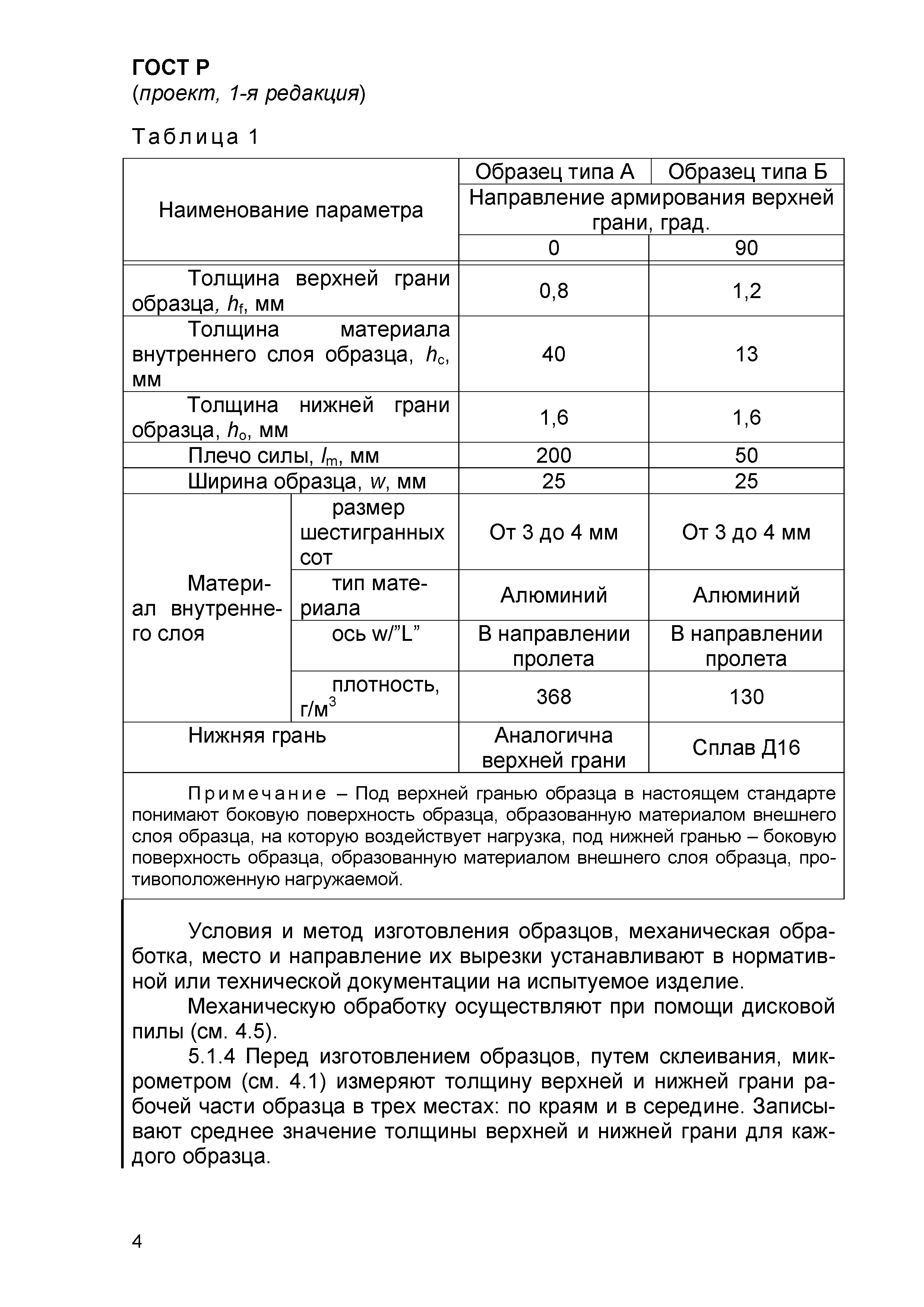 ГОСТ Р проект, 1-я редакция