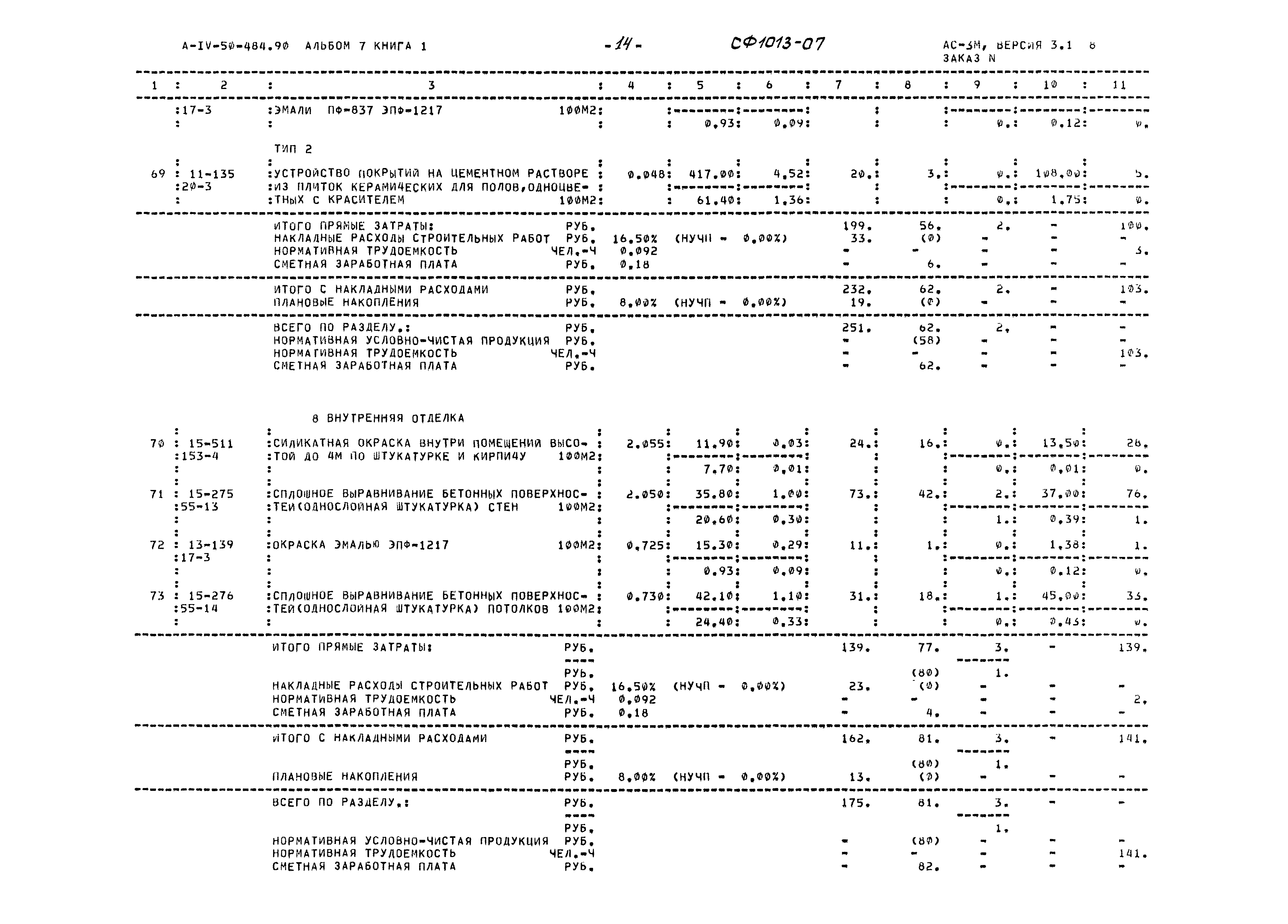 Типовой проект А-IV-50-484.90