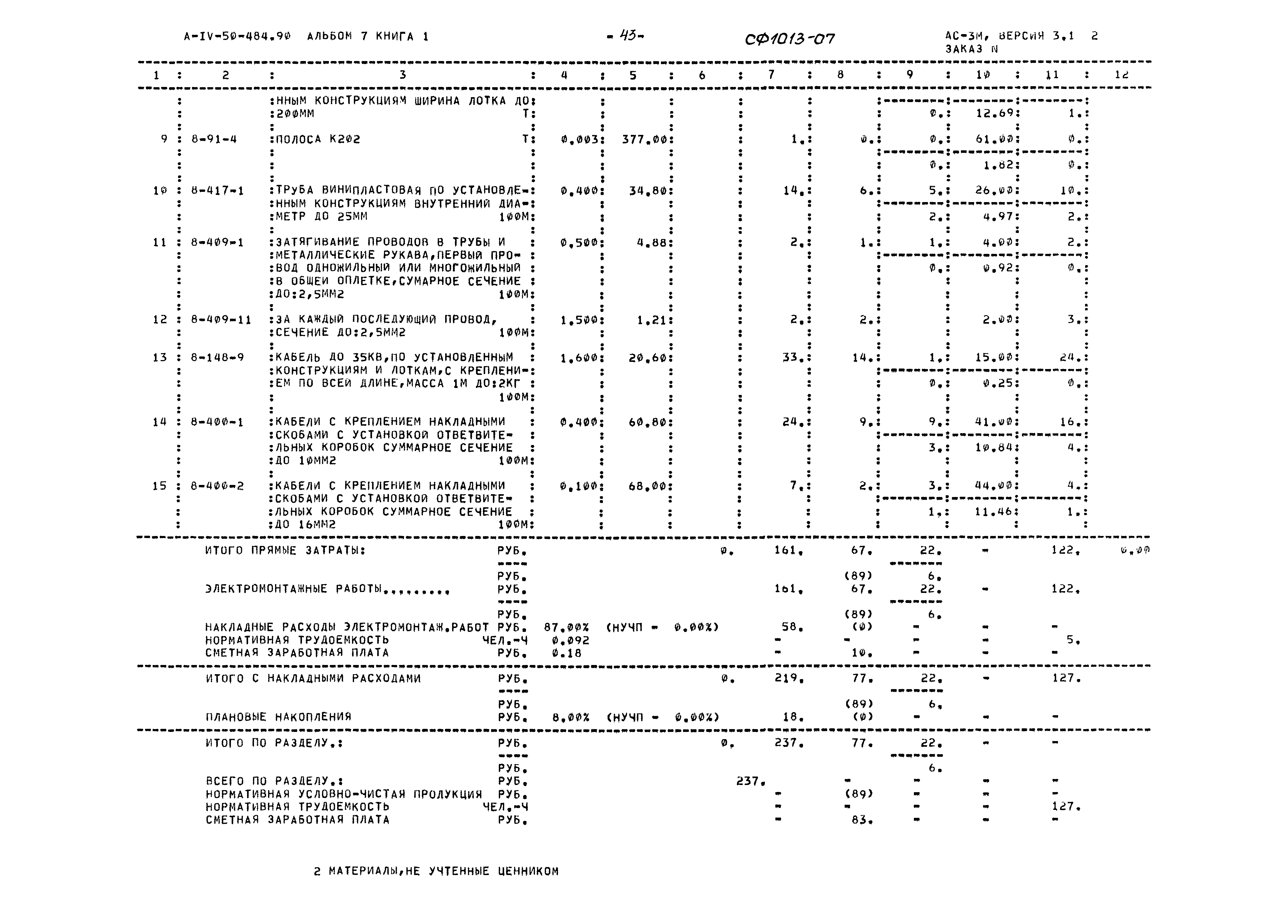 Типовой проект А-IV-50-484.90