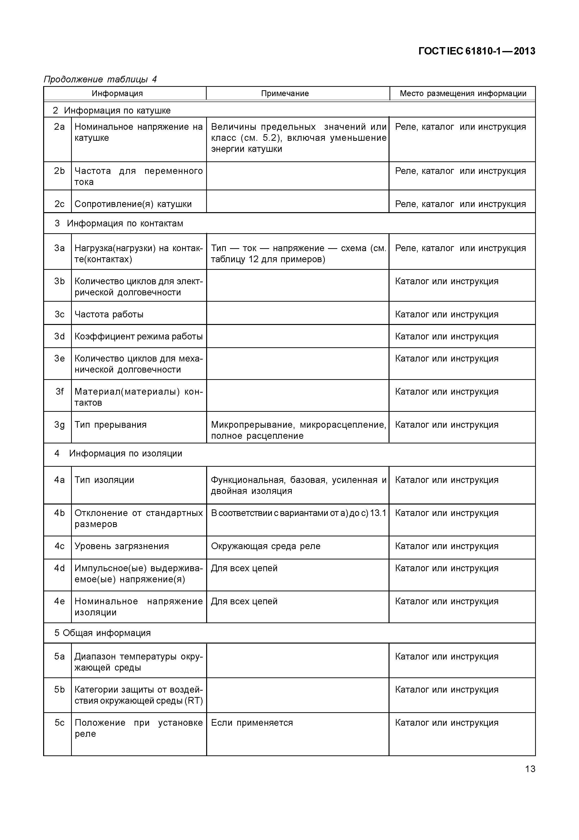 ГОСТ IEC 61810-1-2013