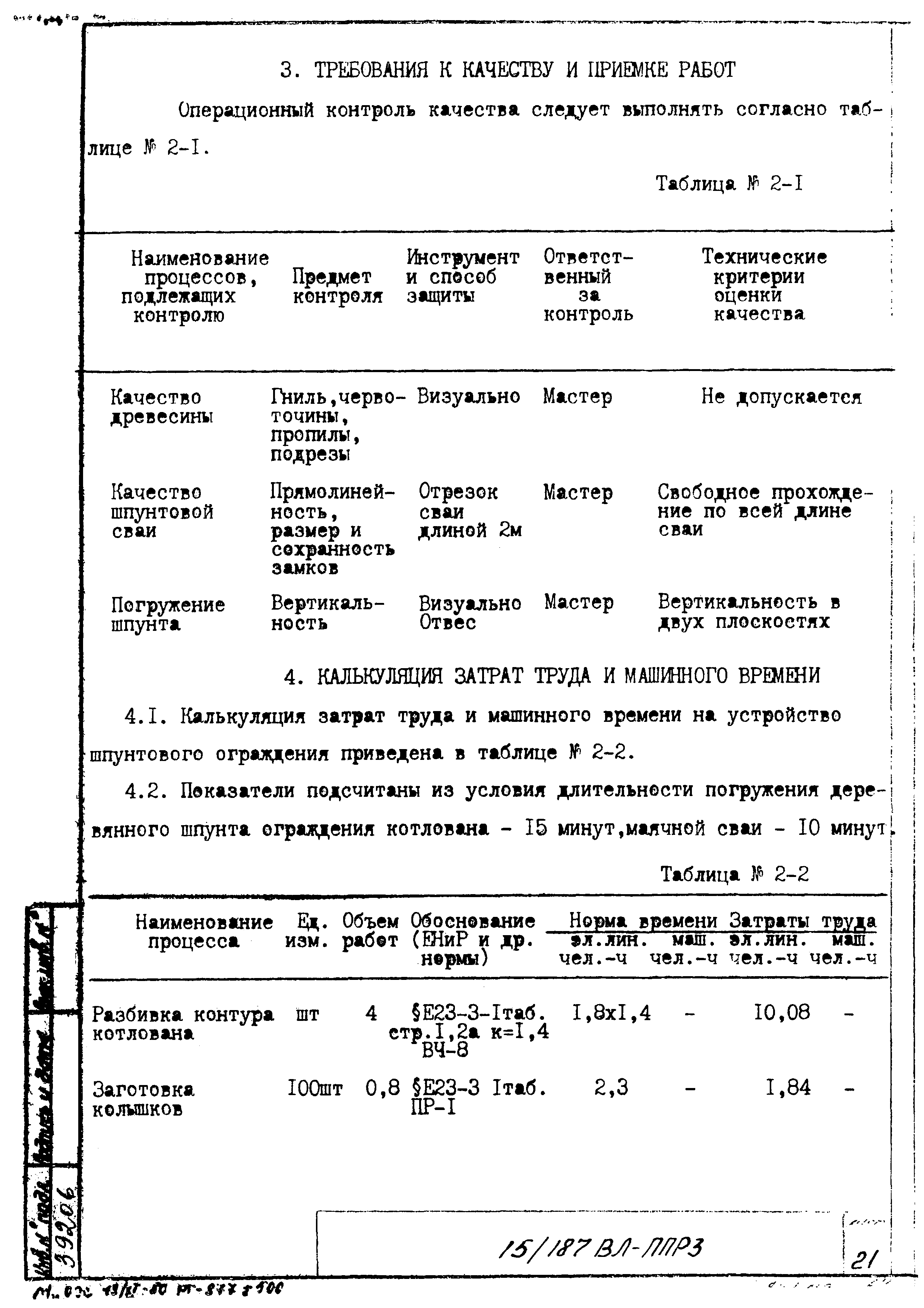 Технологическая карта К-2