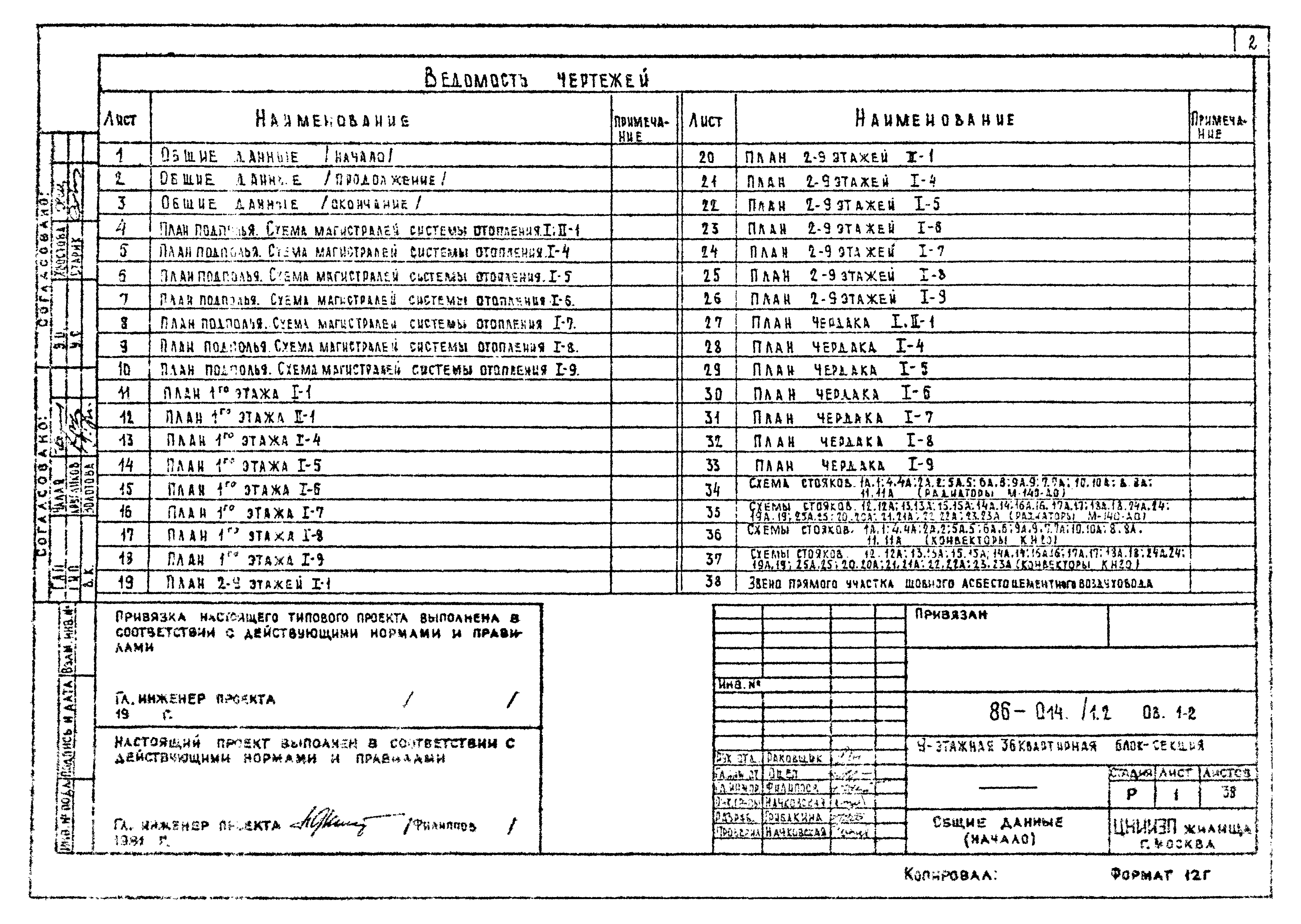 Типовой проект 86-014/1.2