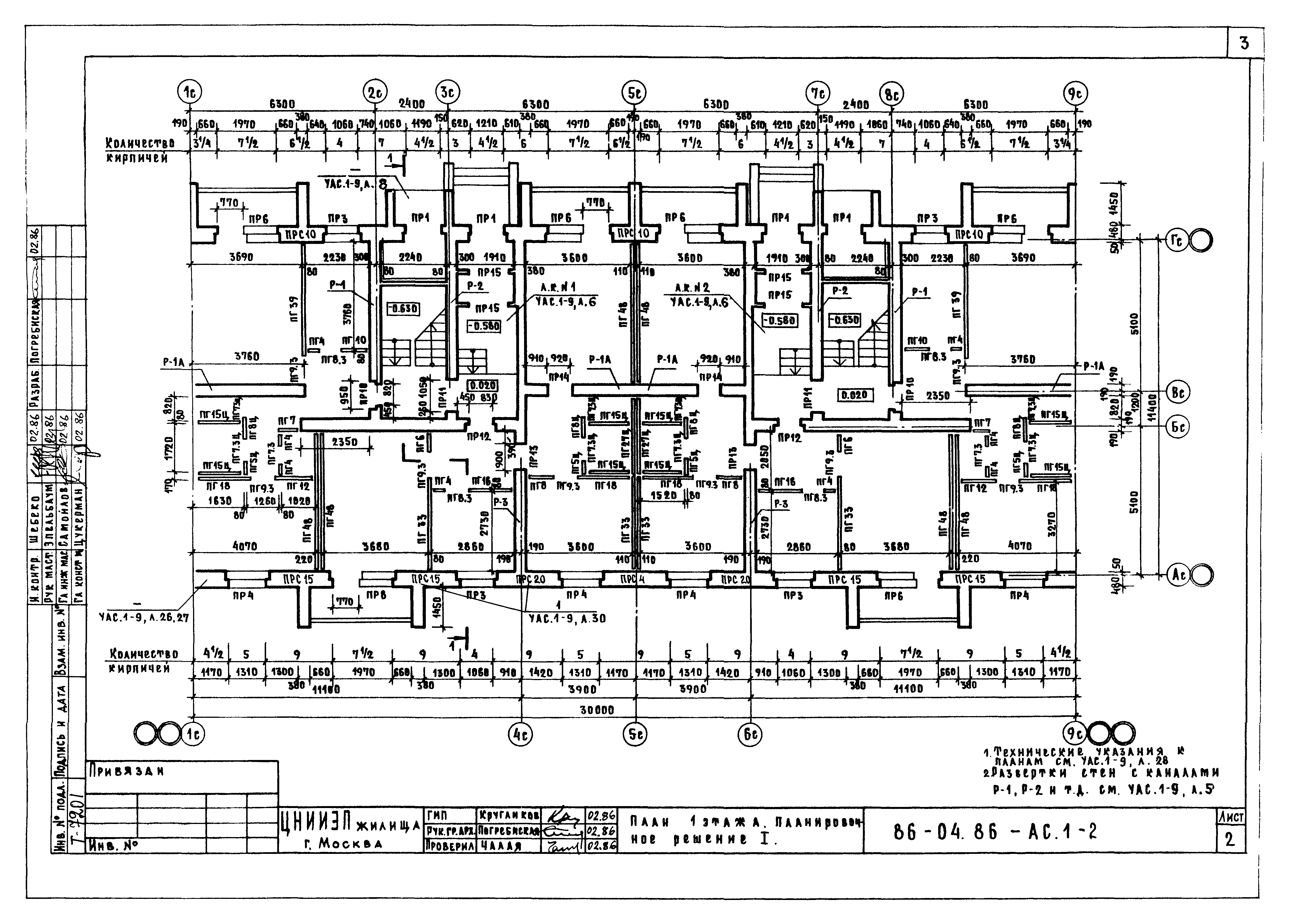 Типовой проект 86-04.01.86