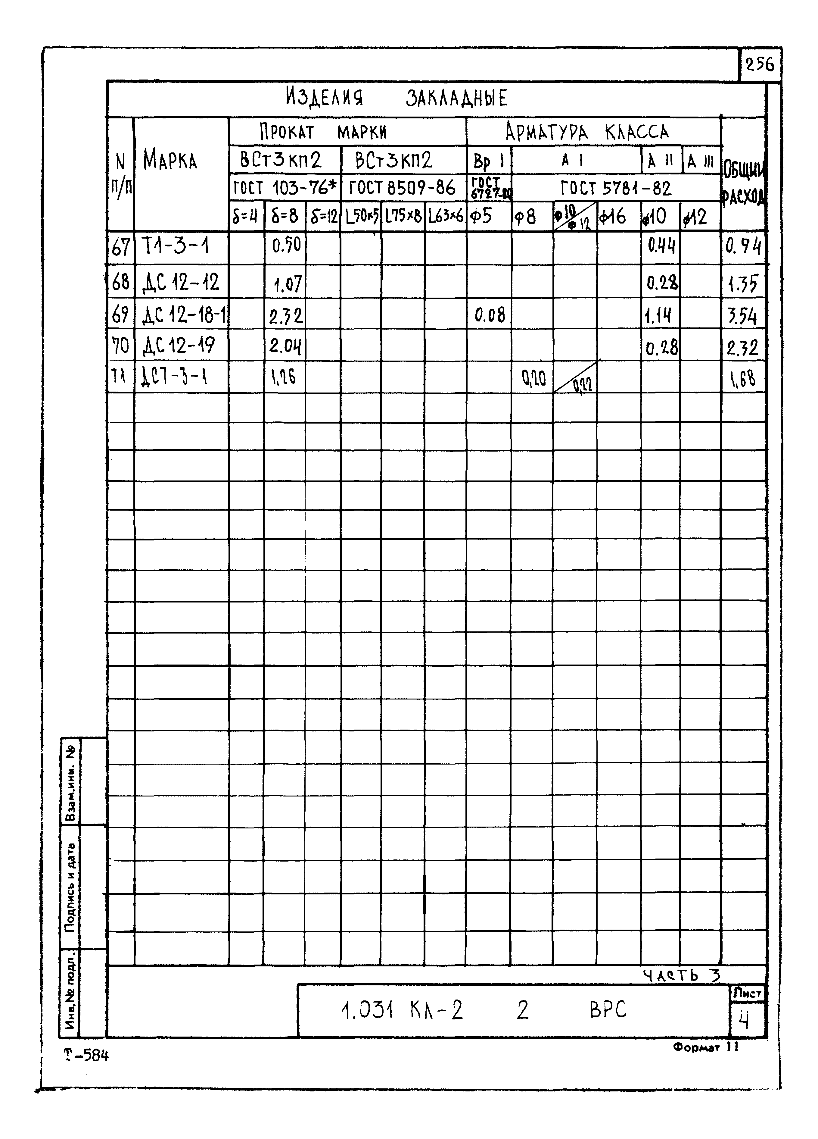 Серия 1.031 КЛ-2