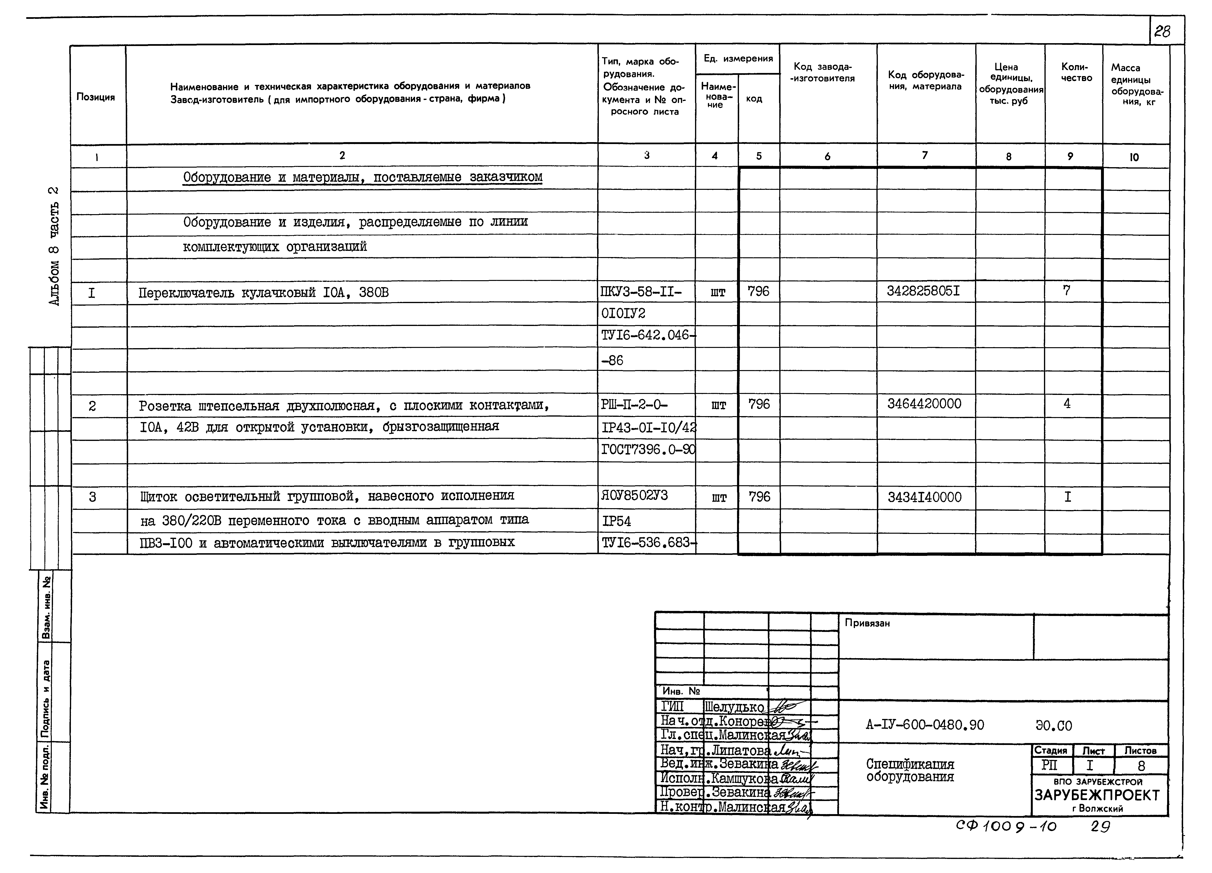 Типовые проектные решения А-IV-600-0480.90