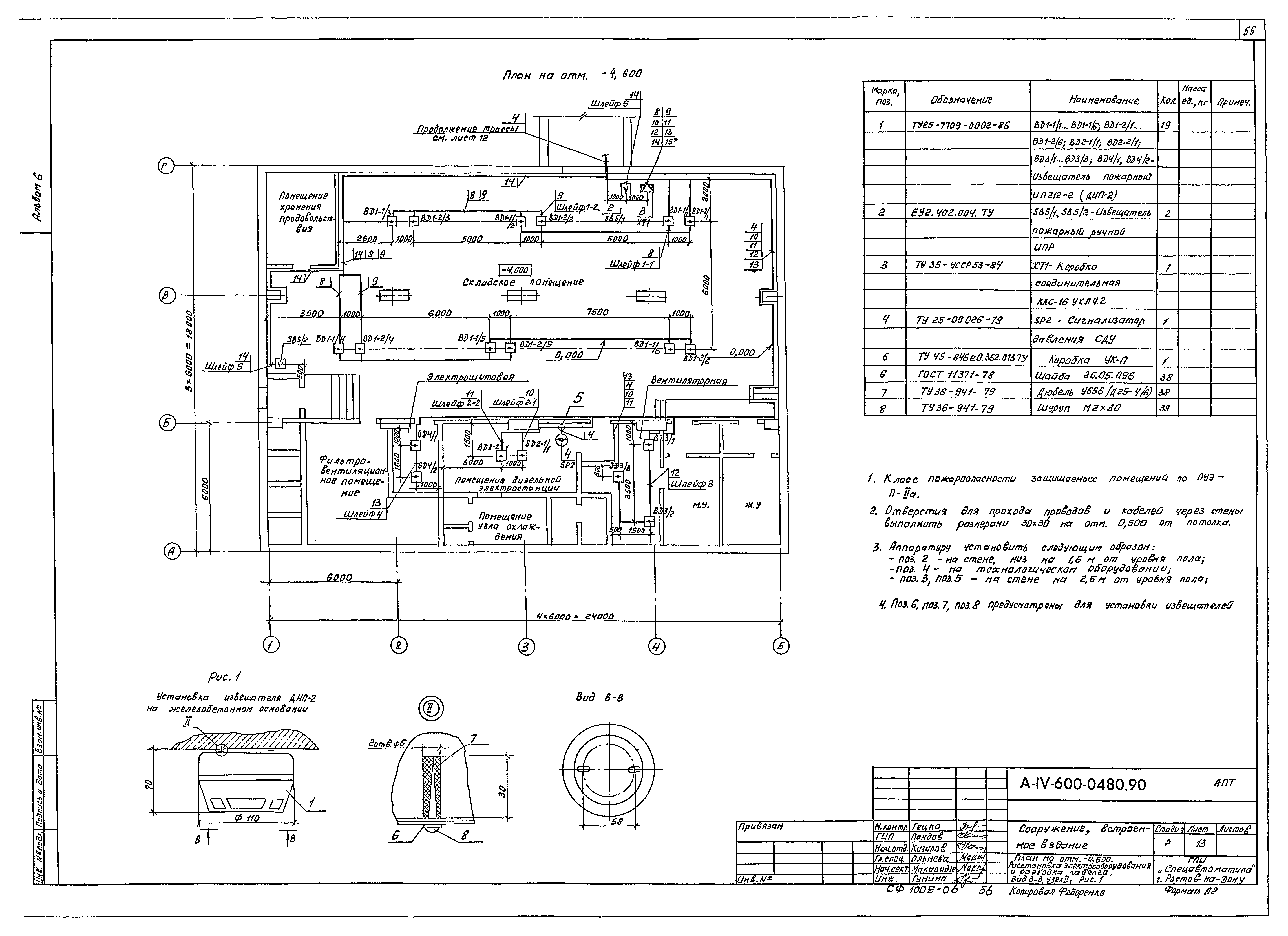 Типовые проектные решения А-IV-600-0480.90