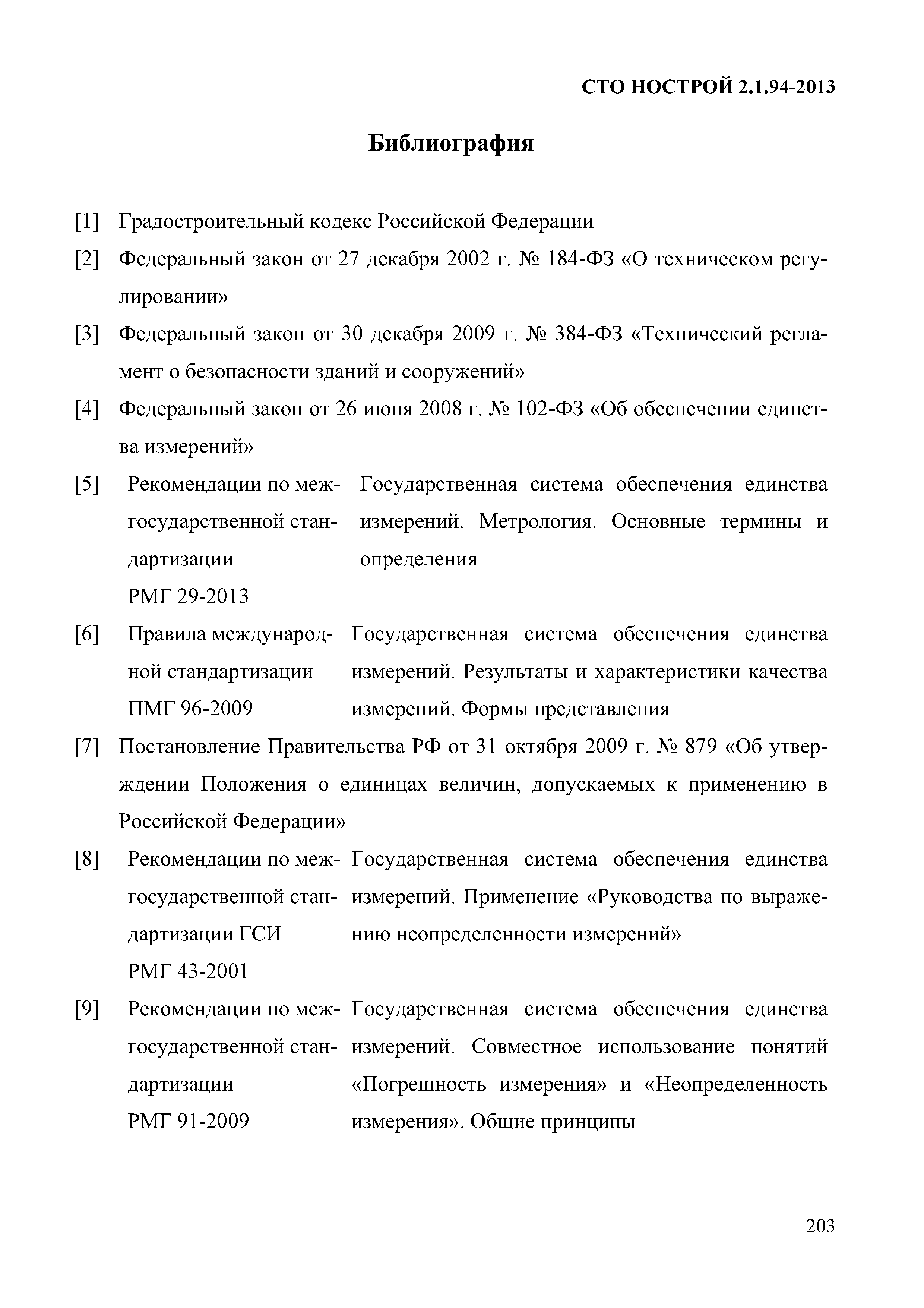 СТО НОСТРОЙ 2.1.94-2013