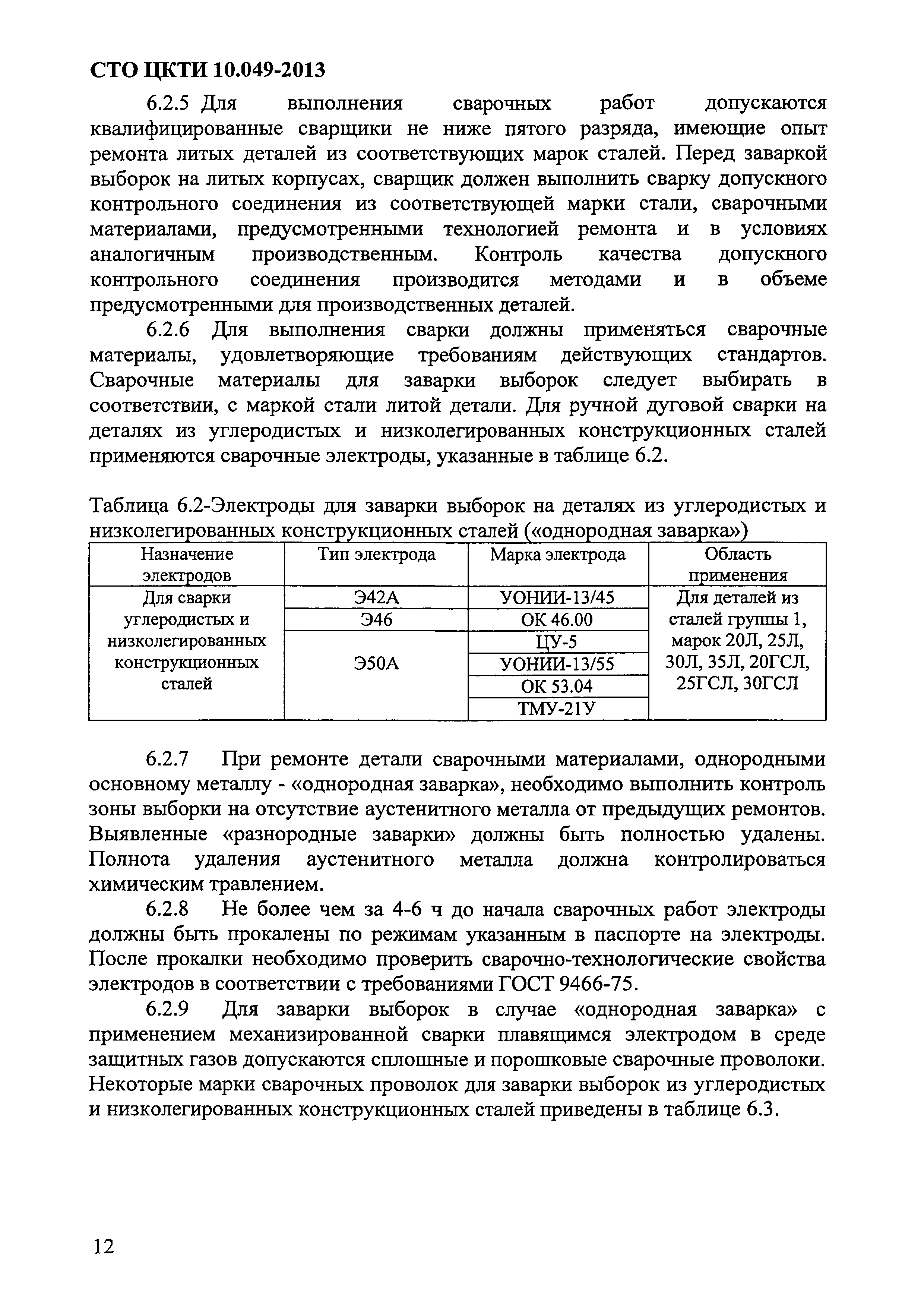 СТО ЦКТИ 10.049-2013